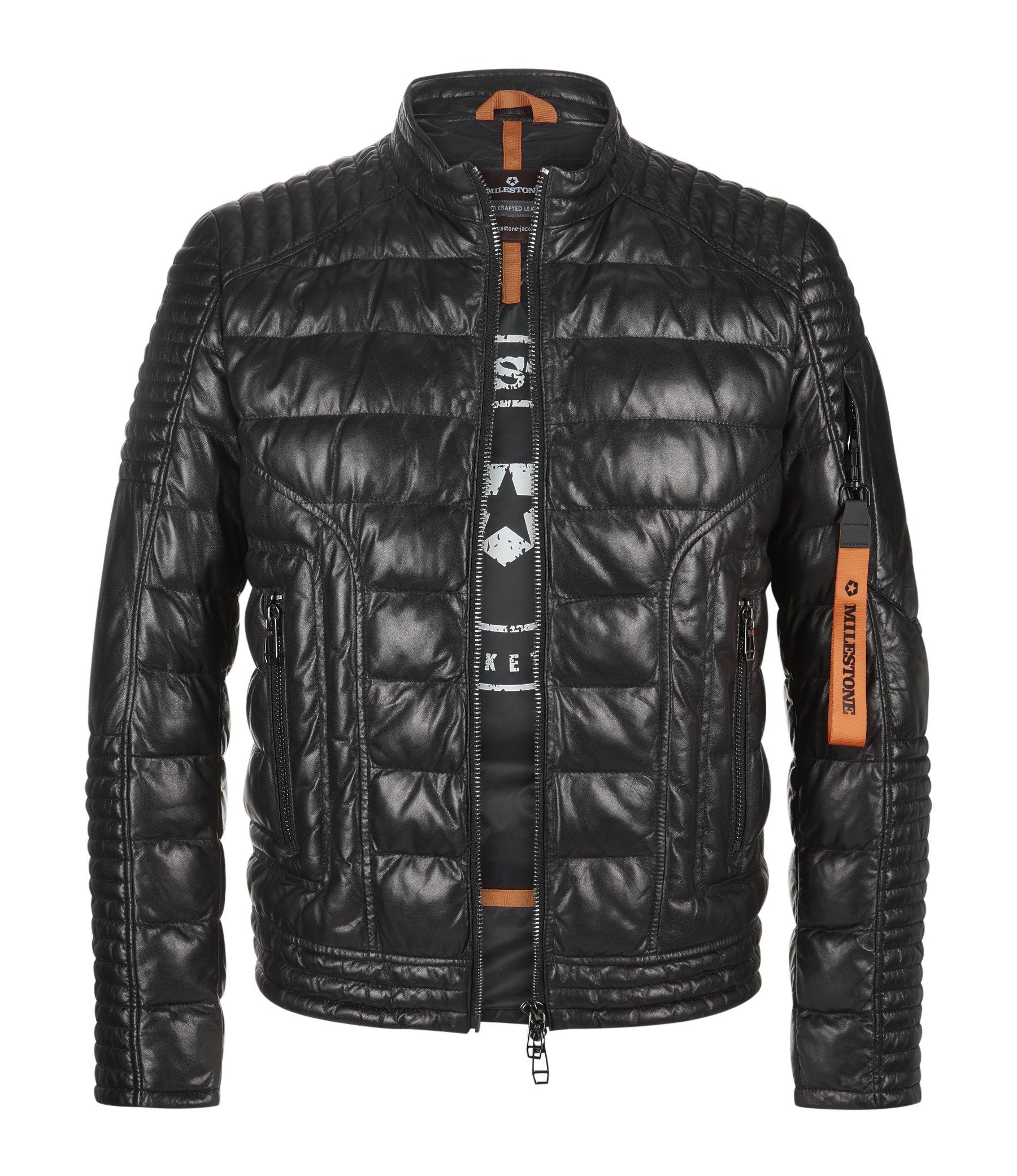 Milestone Lederjacke MSAntony gefütterte Steppjacke in günstig online kaufen