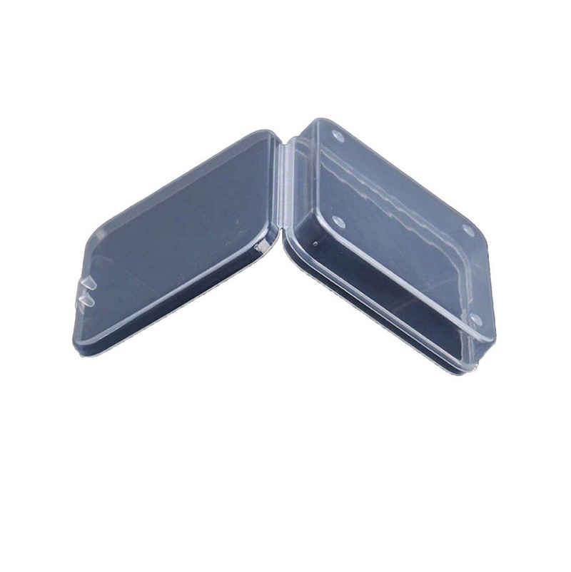 EBUY Aufbewahrungsbox 20/50 Stück stapelbare Mini-Aufbewahrungsbox aus Kunststoff mit Deckel (50 St)
