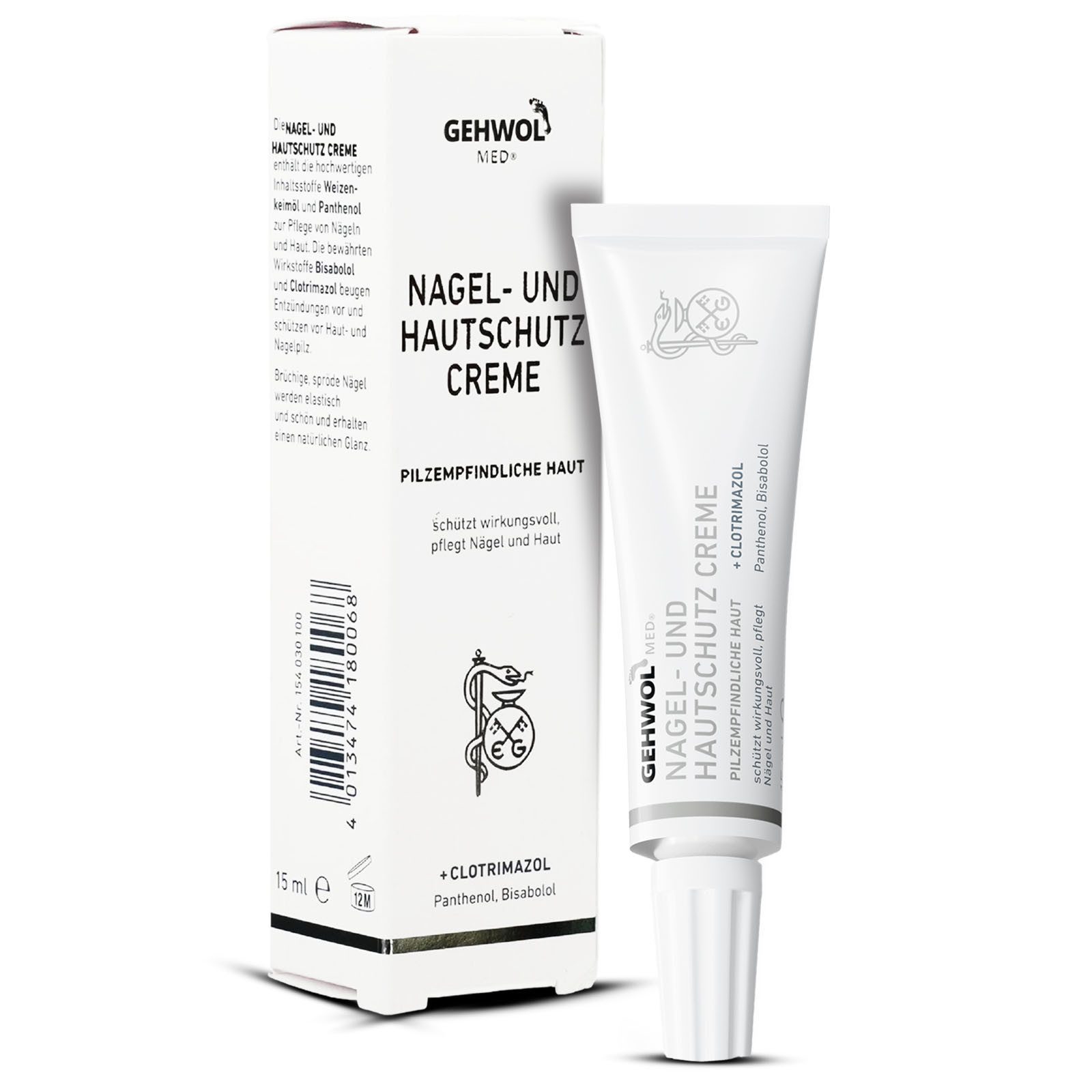 Gehwol Fußcreme GEHWOL MED Nagel- und Hautschutzcreme 15ml