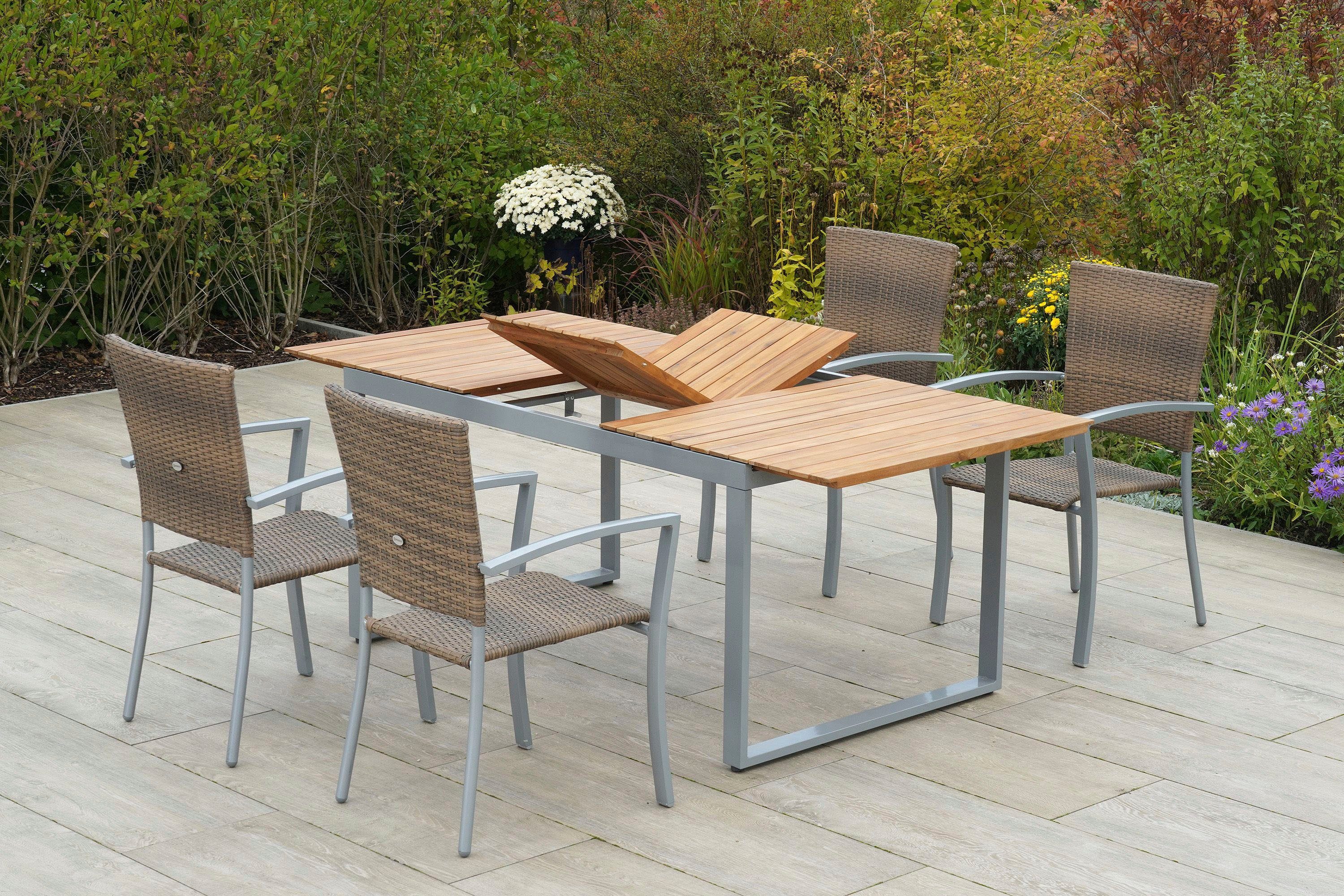 MERXX Garten-Essgruppe Savona, (5-tlg)