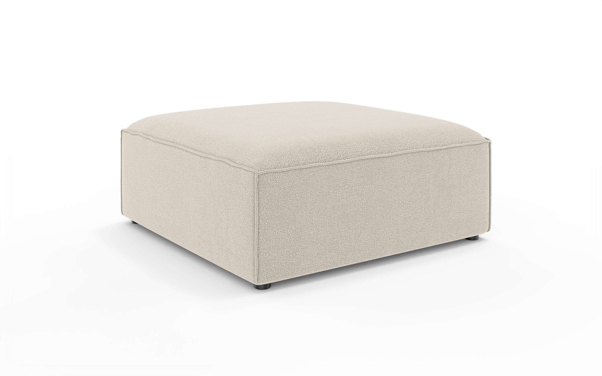 Polsterhocker HAILY Sitzhocker XL passend zur Serie, Maße B/T/H: 100/100/42 cm