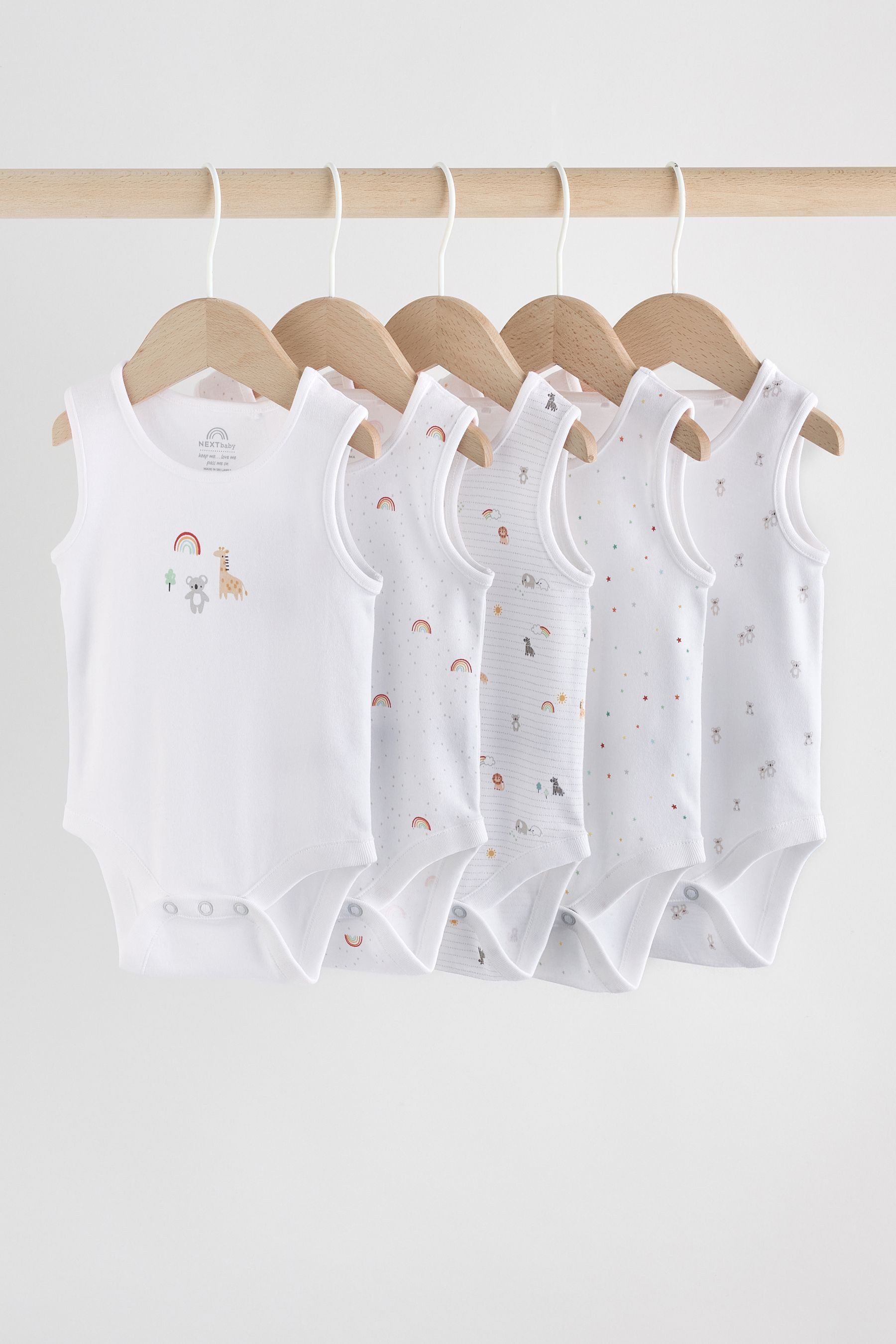 Next Body Baby Trägerbodysuits, 5er-Pack (5-tlg)