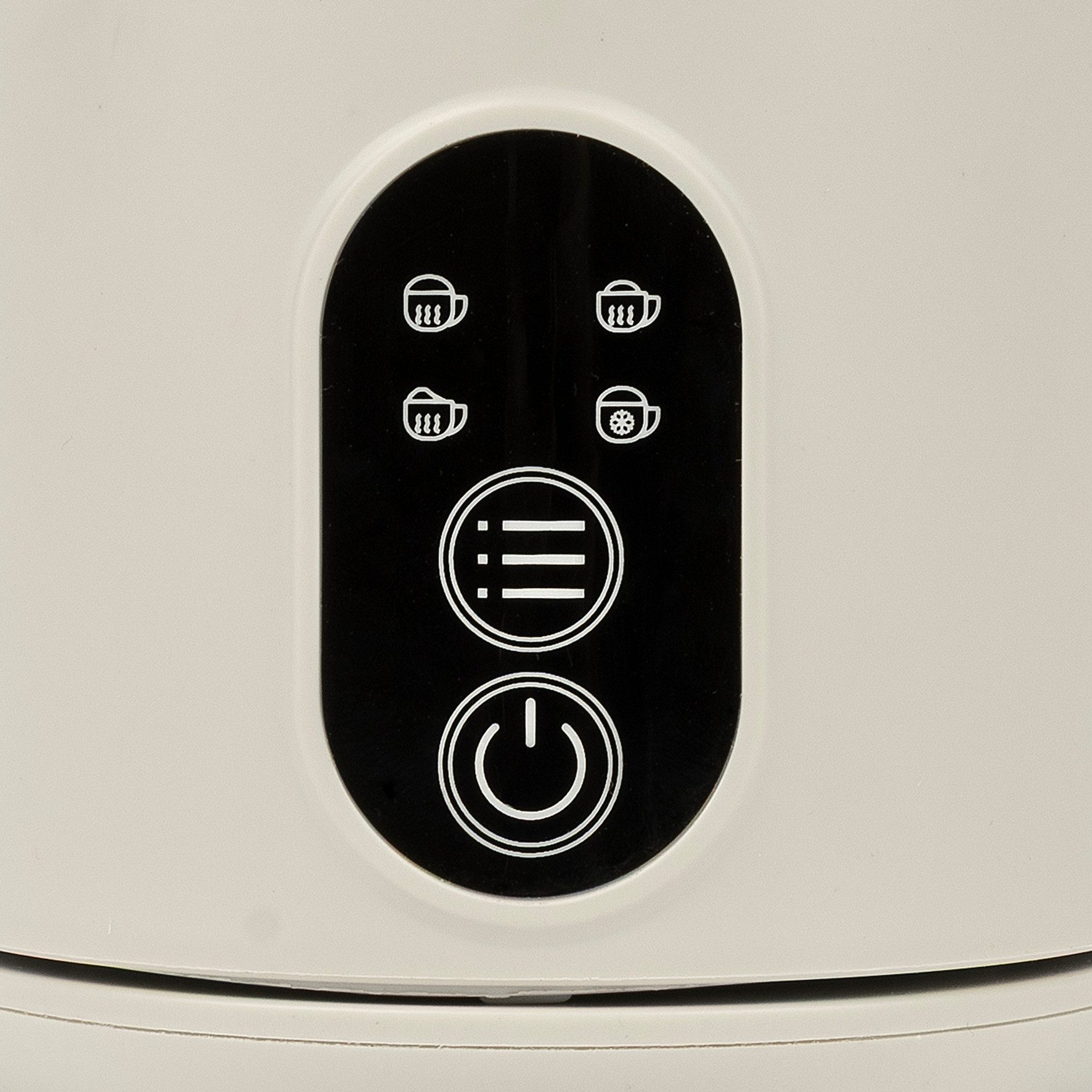 Girmi Milchaufschäumer ML53 ML5301, 500 W, Heiß- und Kaltschaum, 4 Funktionen, 300 ml Kapazität, Touch-Steuerung