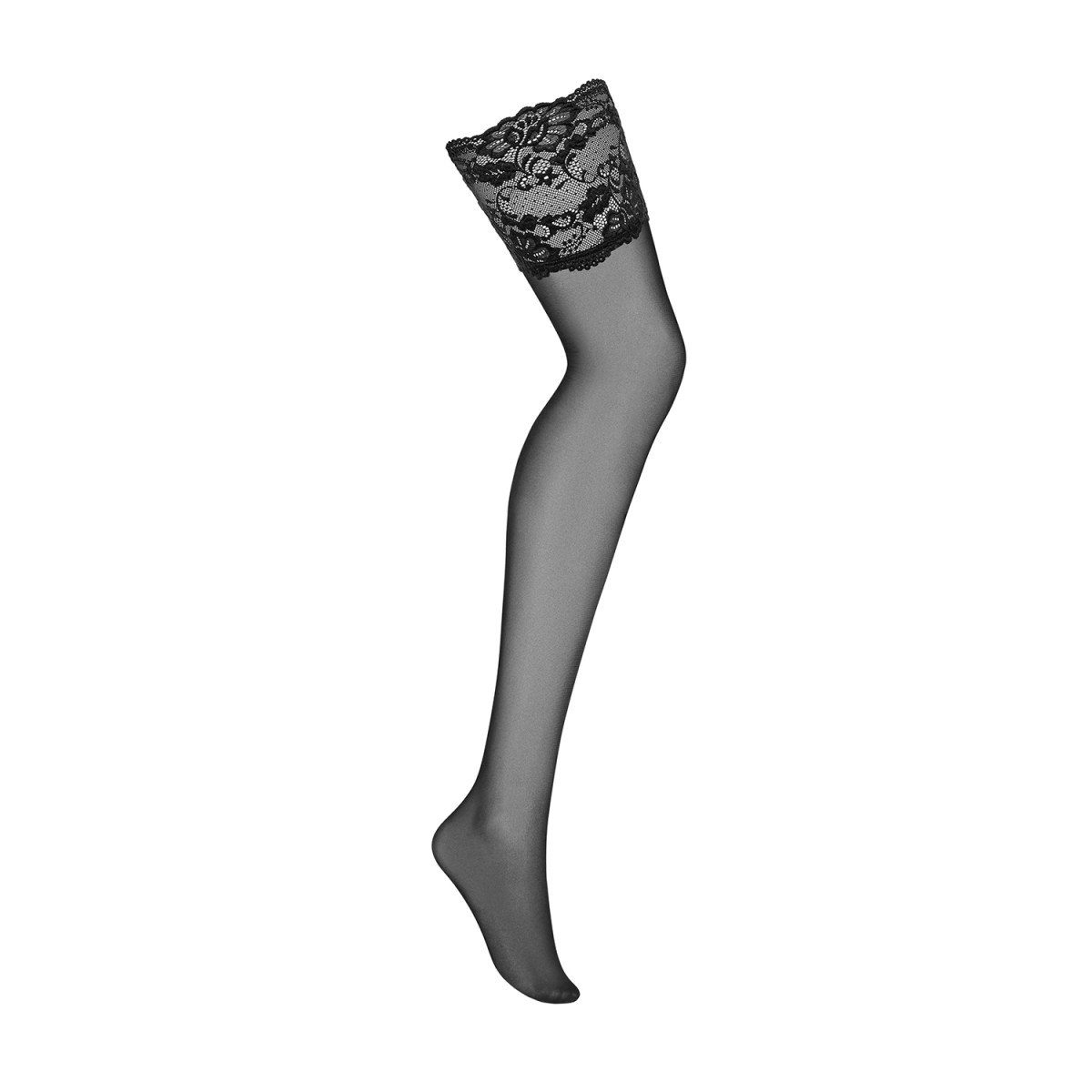 stockings Obsessive 810-STO-1 Halterlose - Strümpfe OB (L/XL,S/M) black