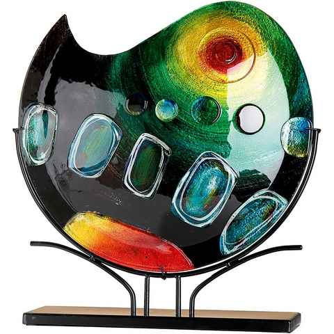 GILDE GLAS art Dekovase Sunrise