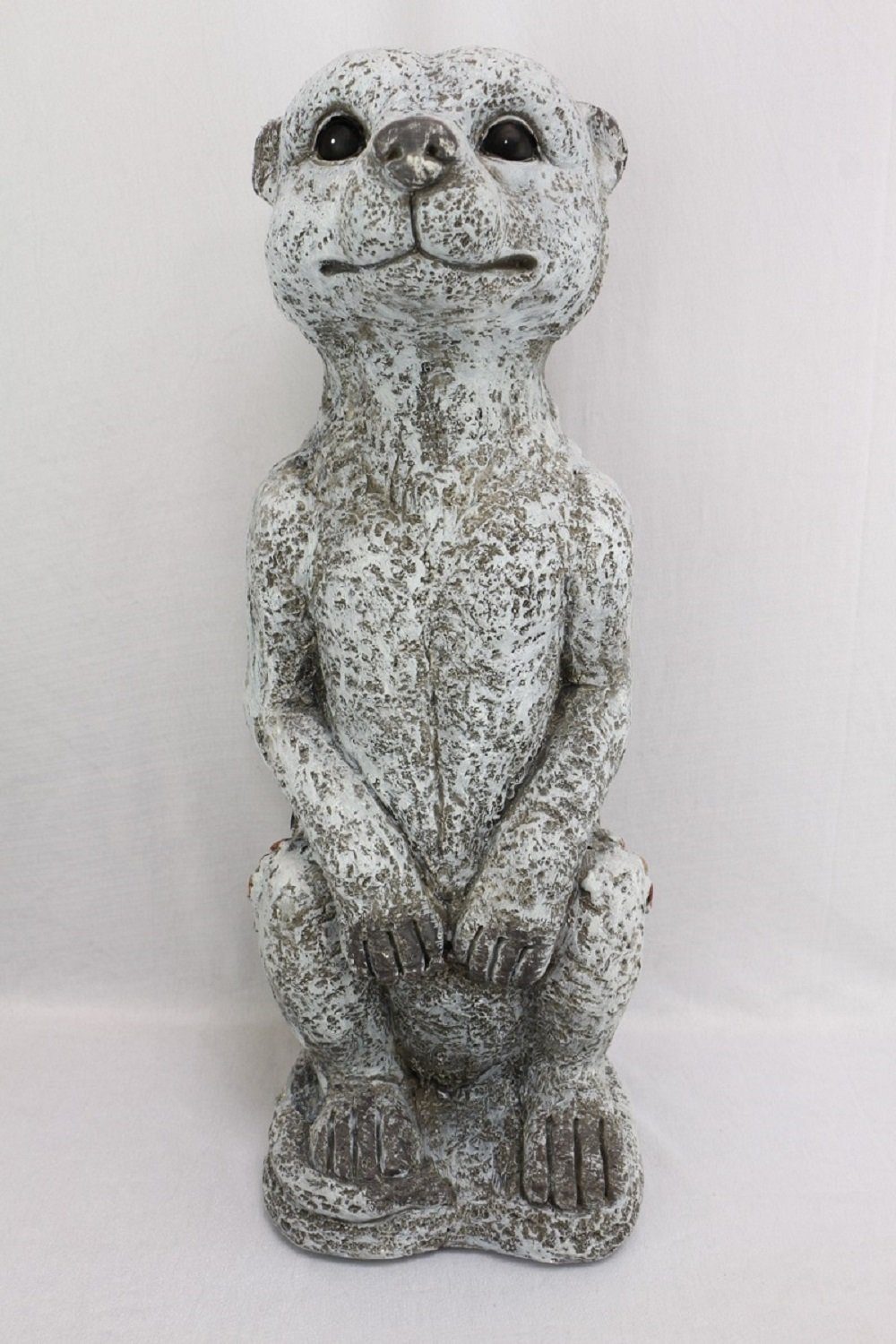 Skulptur Garten Manguste, Linoows Figur Erdmännchen, cm aus Dekoobjekt Garten 59 Magnesia Gartendeko,