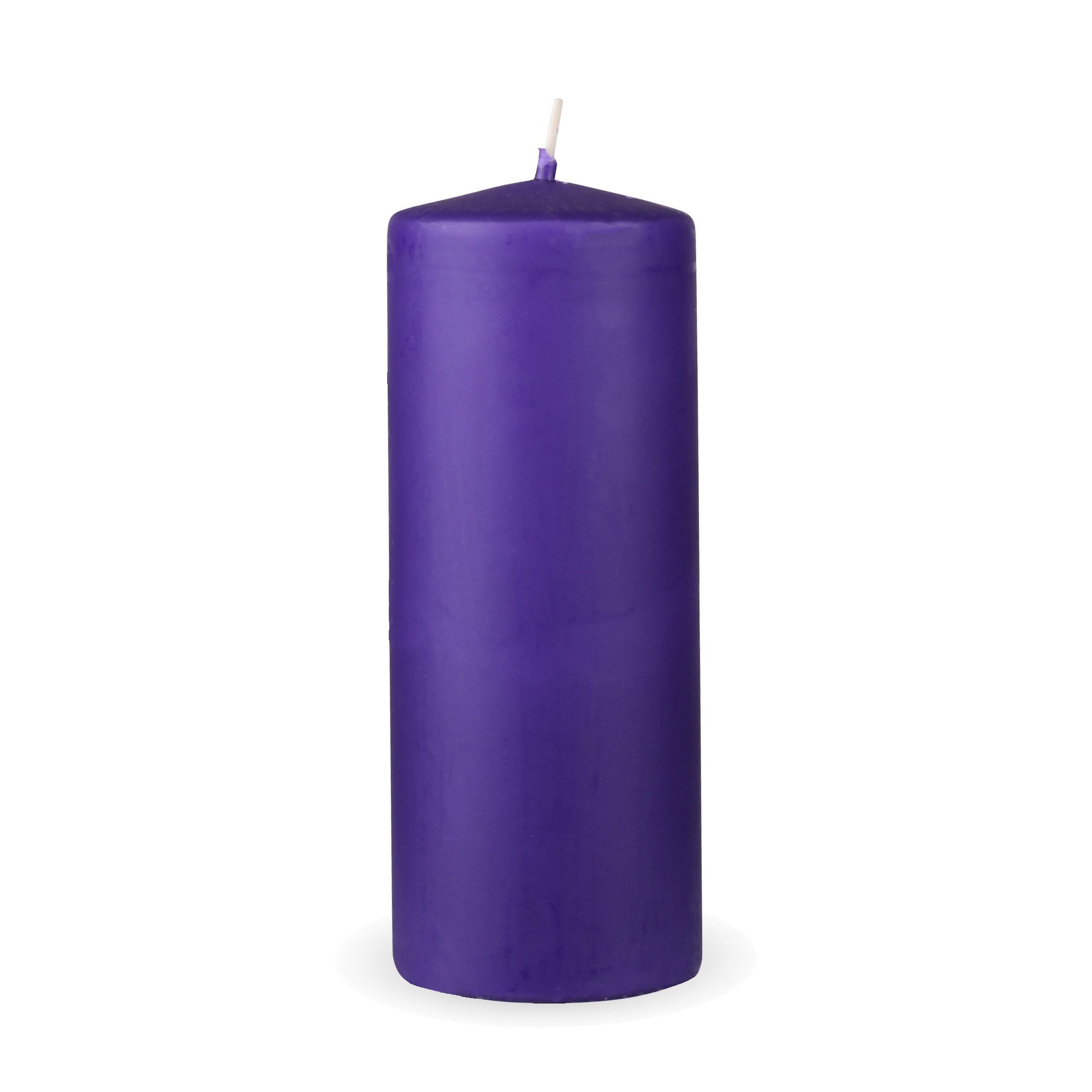 HS Candle Stumpenkerze Säulenkerze Ø7cm (1-tlg), Восковые свечи - unparfümierte Säulenkerzen - viele Farben/Größen