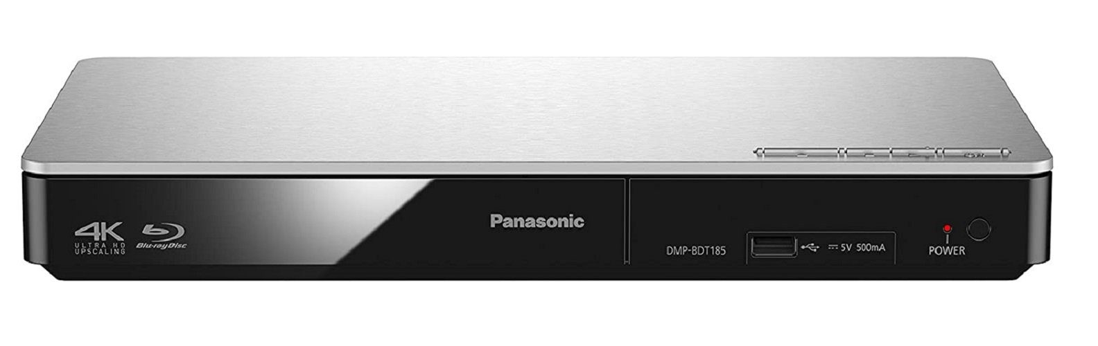 Panasonic DMP-BDT 185 EG silber Blu-ray-Player JPEG FLAC USB 2.0 Webbrowser  Blu-ray-Player