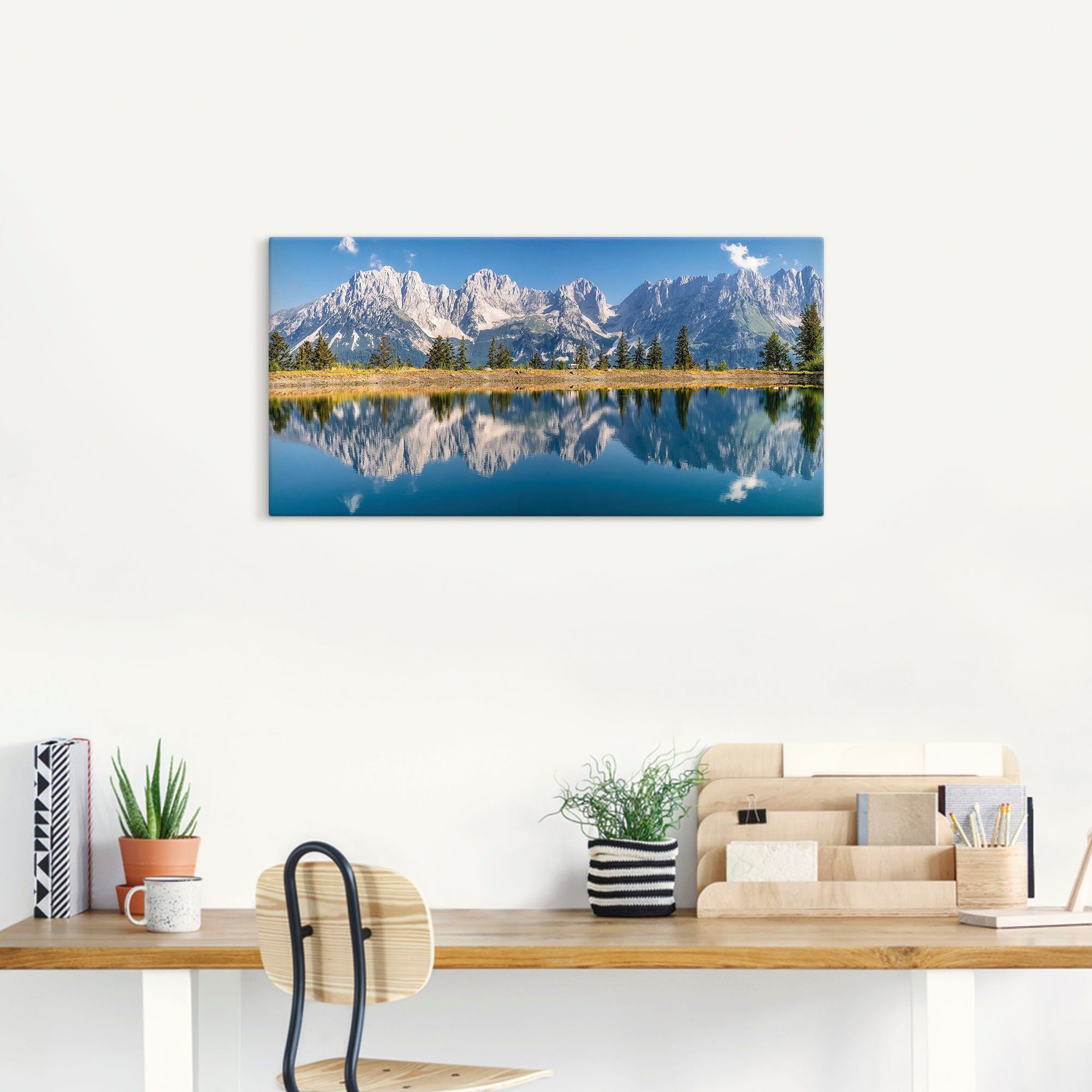 Artland Wandbild Kaisergebirge Tirol, Berge & Alpenbilder (1 St), als Alubild, Leinwandbild, Poster in verschied. Größen
