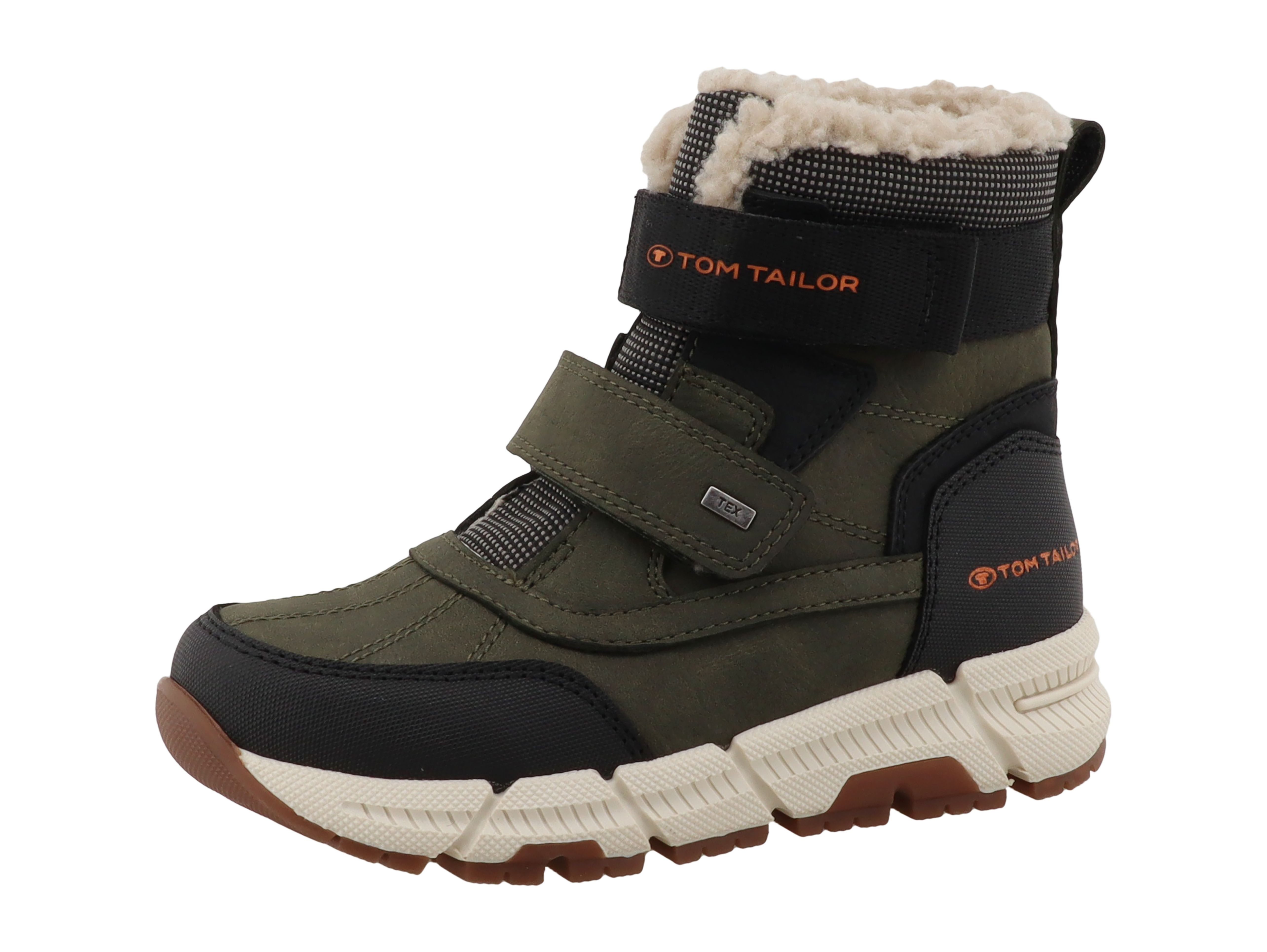 TOM TAILOR Winterboots Klettboots mit wasserabweisender TEX-Ausstattung
