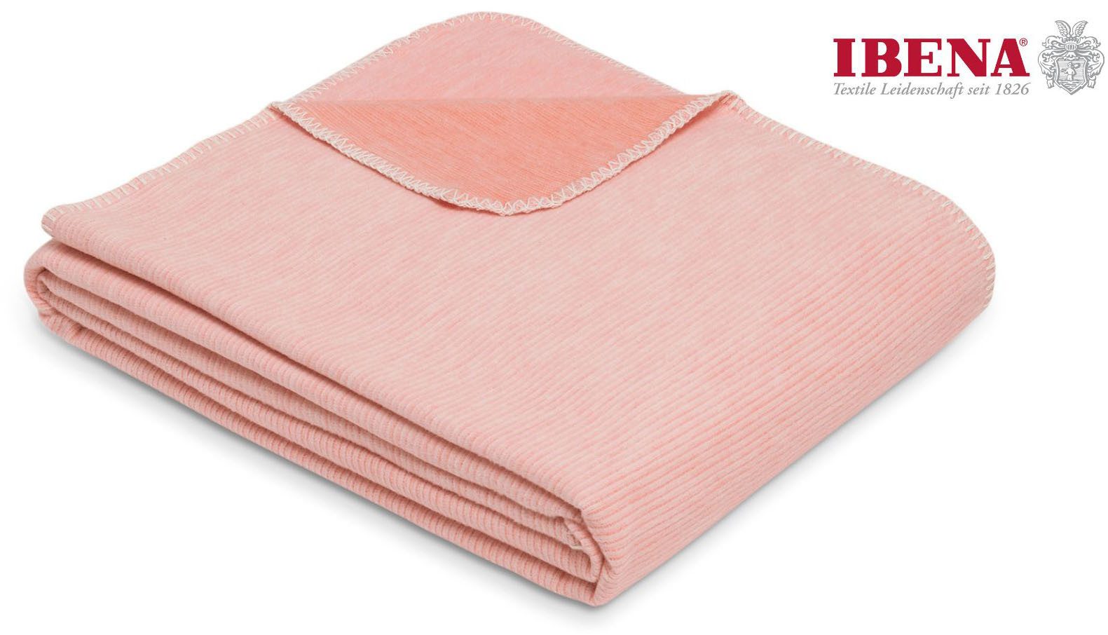 IBENA Wohndecke »Wohndecke Lausanne«, in schlichtem Melange-Look günstig online kaufen