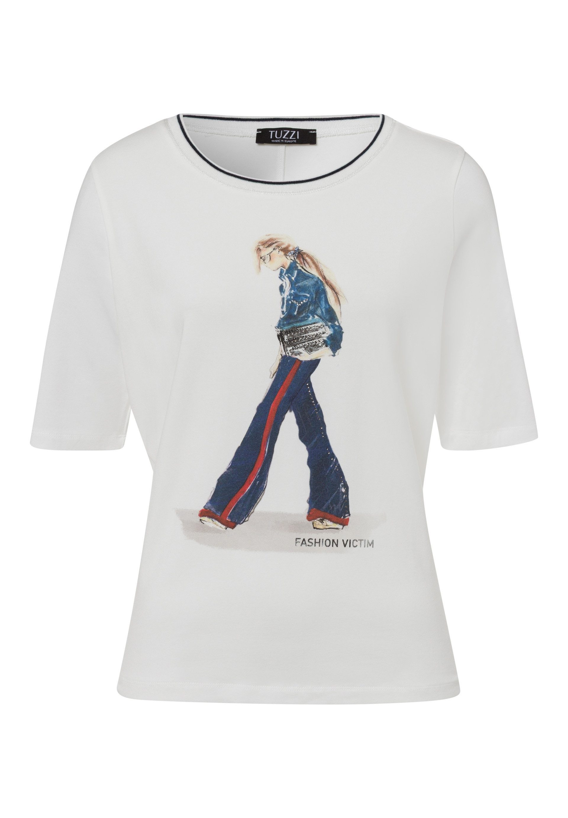 TUZZI Kurzarmshirt mit Fashion-Print günstig online kaufen