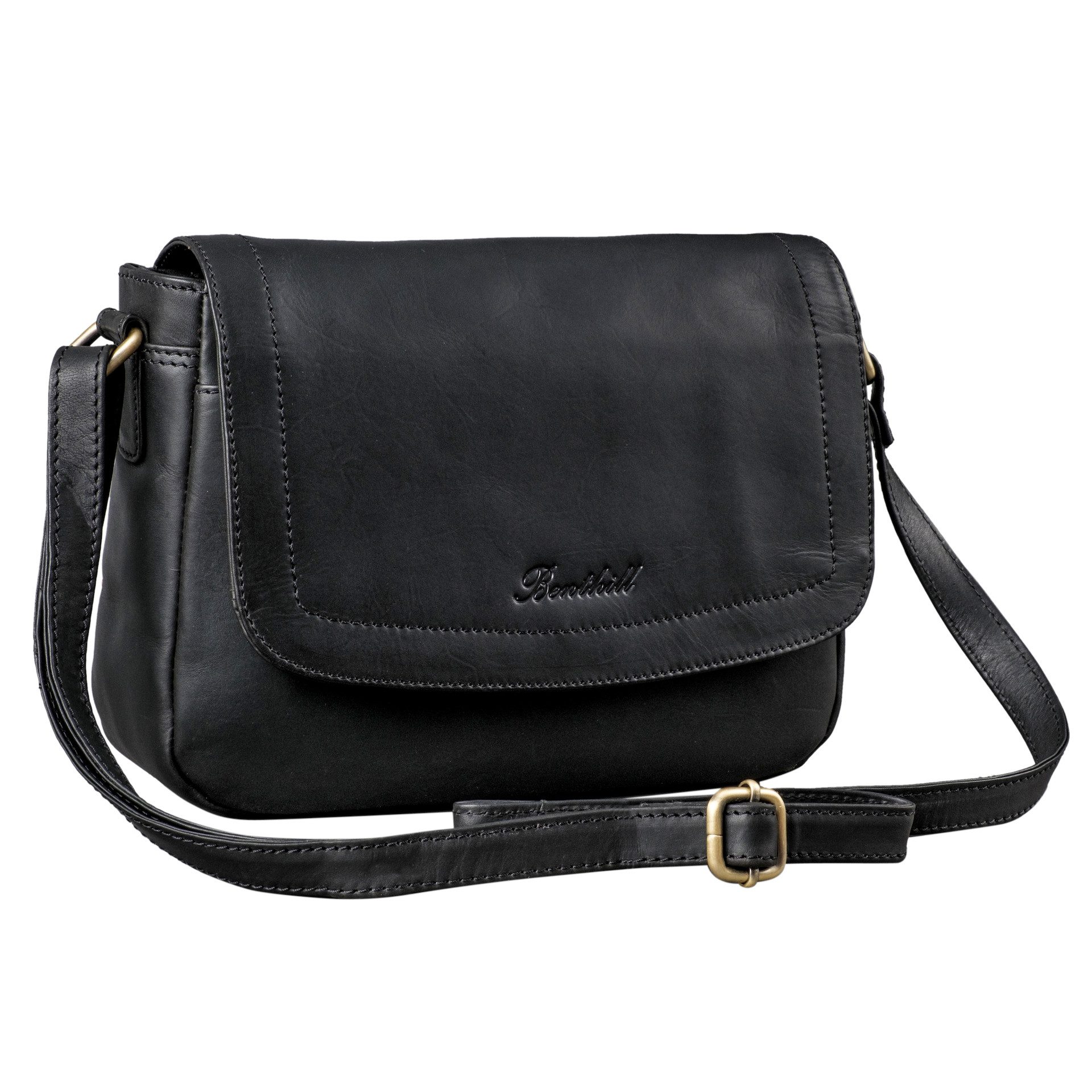 Umhängetasche Damen Echt Leder Handtasche Umhängetasche Schultertasche Vintage Bag