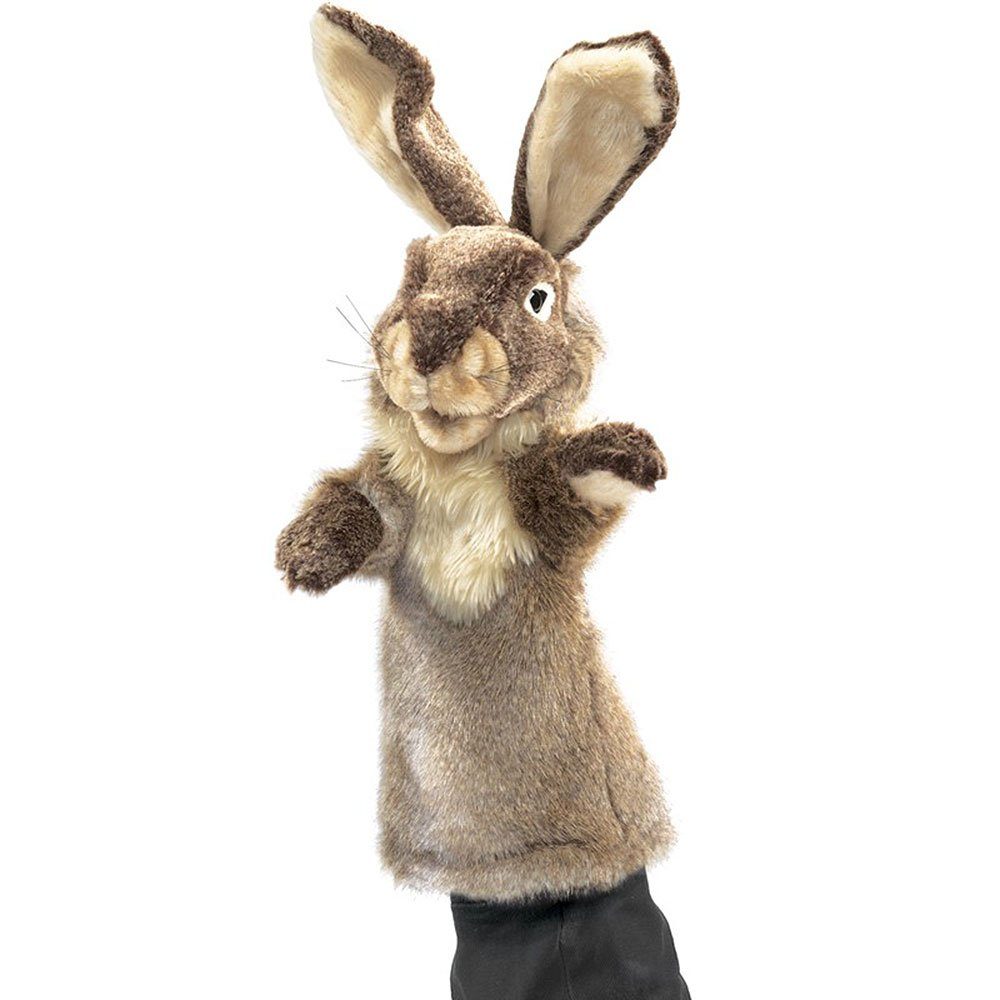 Folkmanis Handpuppen Handpuppe Folkmanis Handpuppe Hase für die Puppenbühne 2800 (Packung)