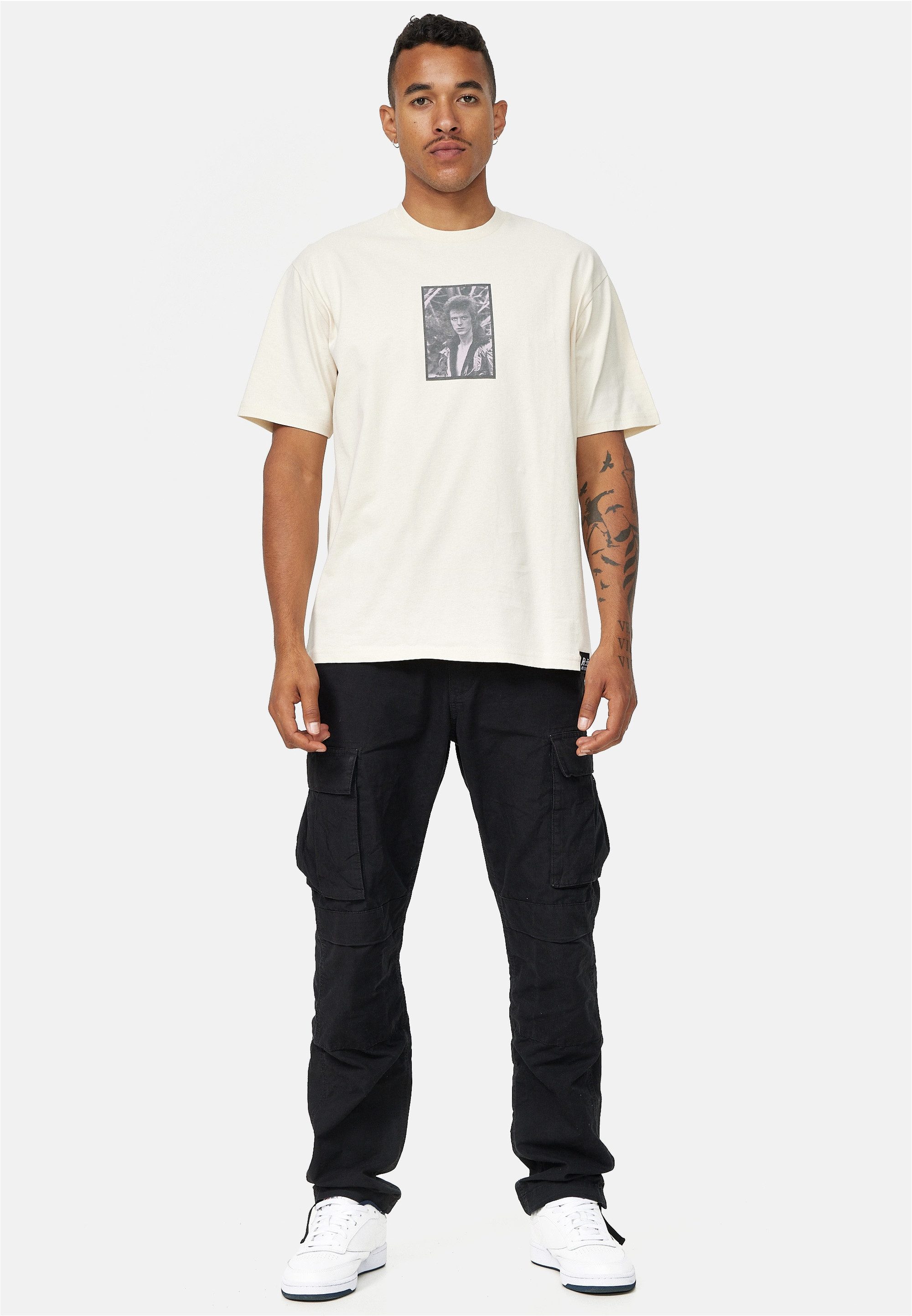 Recovered T-Shirt "David Bowie King Of Rock Relaxed", (1 tlg.), mit coolem günstig online kaufen