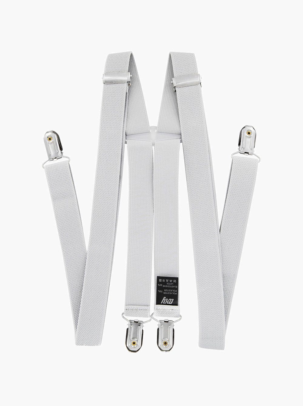 axy Hosenträger Herren Hosenträger 4 Stabile Clips H-Form 2,5cm Breit verstellbar und elastisch 120cm Lang – Bild 2 von 4