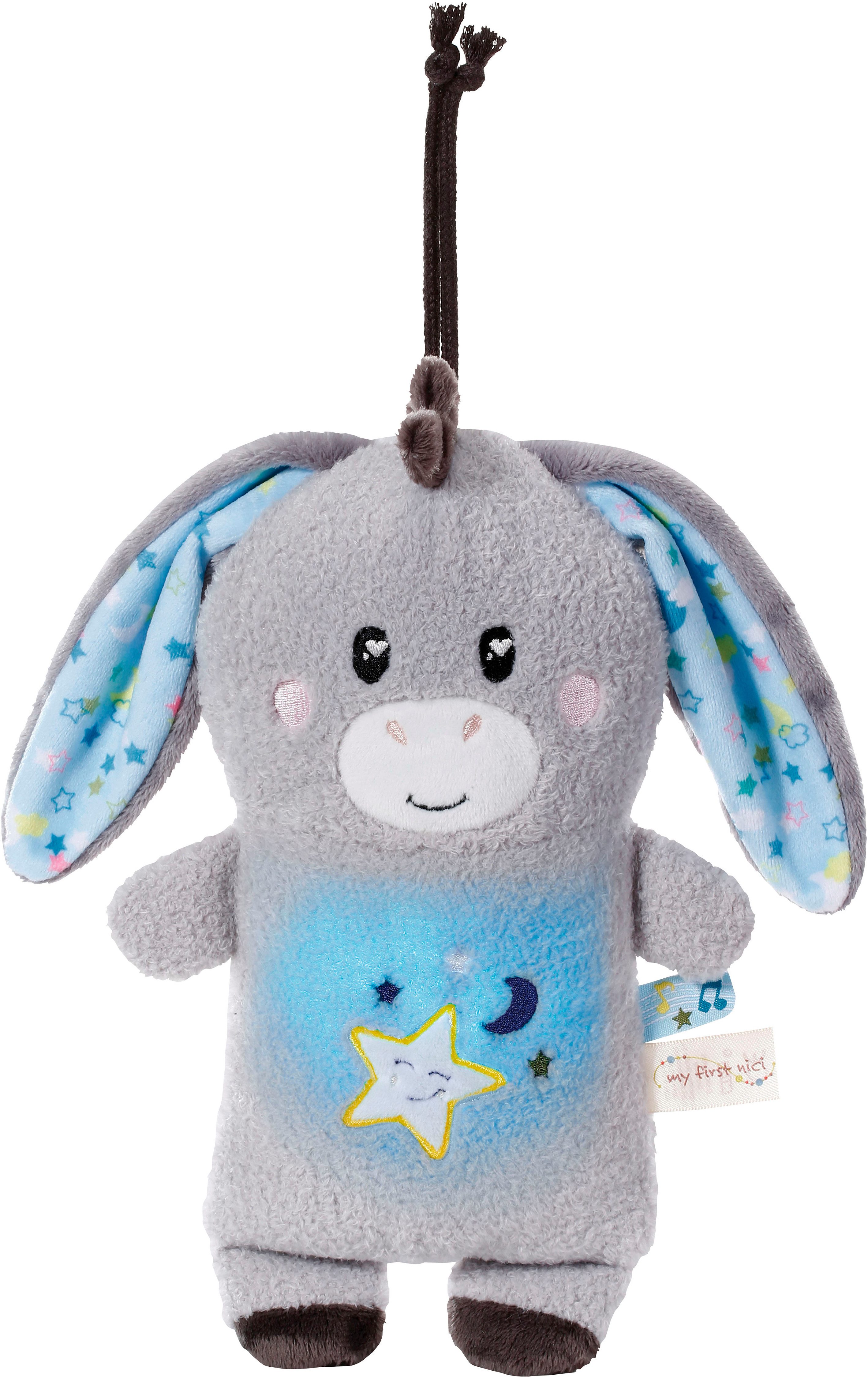 Nici Kuscheltier My First NICI, Esel Littledoo 25 cm, Baby Einschlafhilfe; mit Licht und Sound