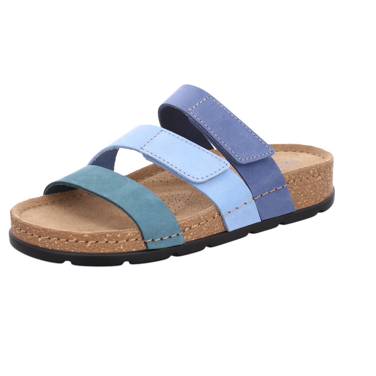 Rohde SOAVE Pantolette Sommerschuh, Strandschuh, Hausschuh mit vorgeformten Fußbett