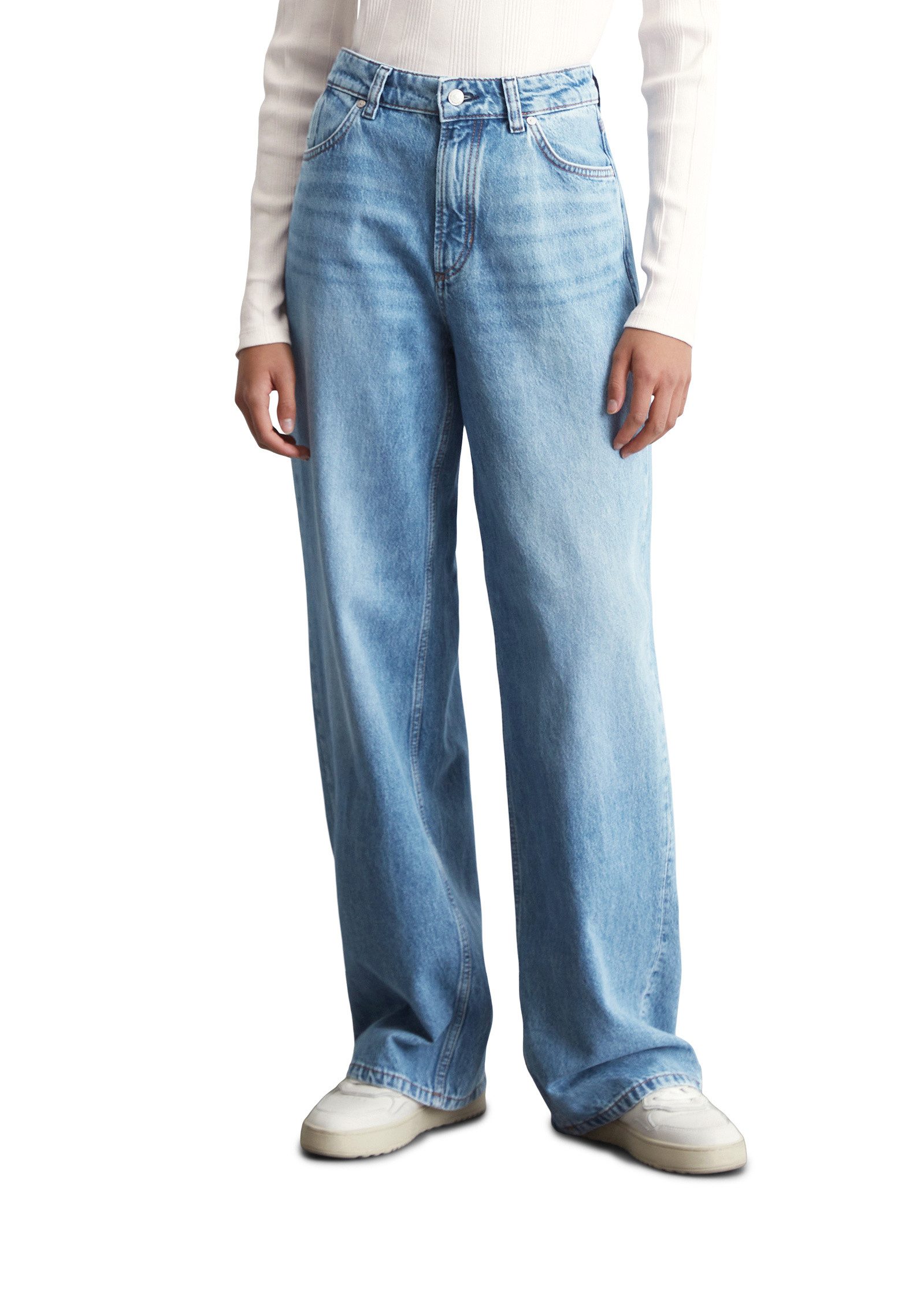 Marc O'Polo DENIM Weite Jeans ohne günstig online kaufen