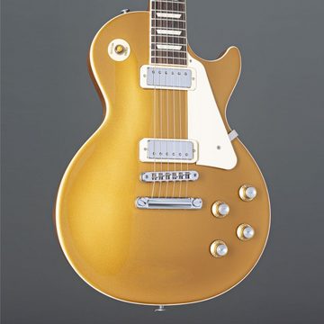 Gibson E-Gitarre, Les Paul '70s Deluxe Gold Top - Single Cut E-Gitarre