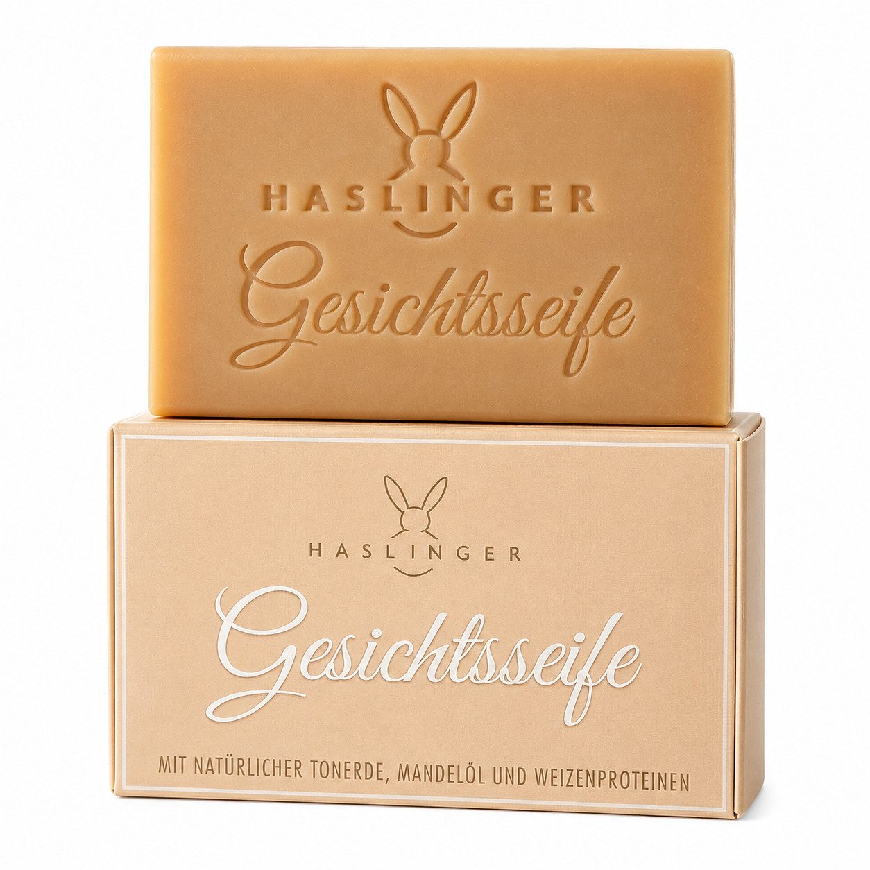 Haslinger Gesichtsseife 100 g, 1-tlg., natürliche, milde Pflege für empfindliche Haut