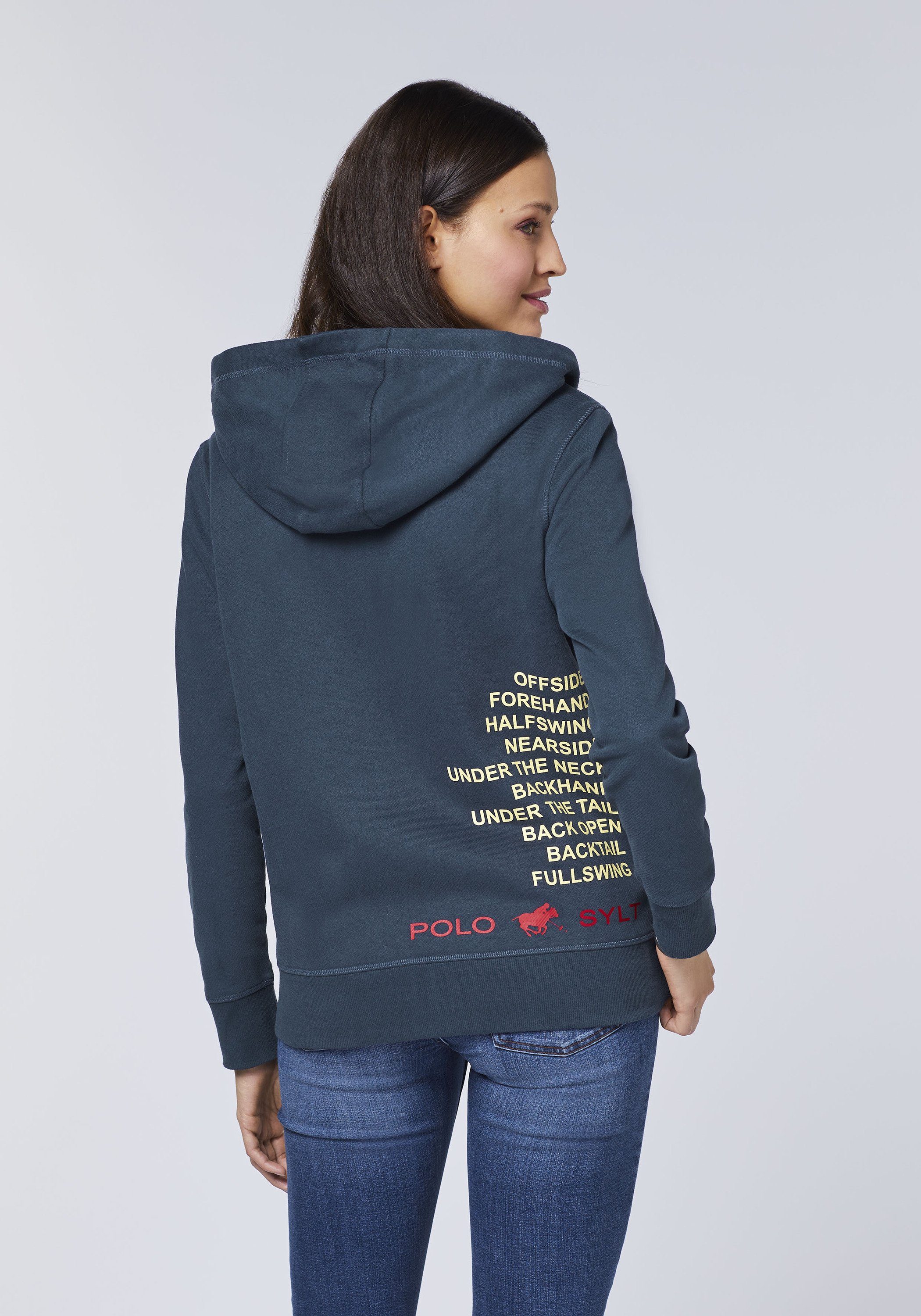 Polo Sylt Sweatjacke mit Polosport-Print