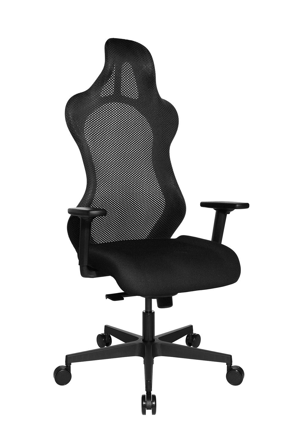 Bürostuhl Drehstuhl, SITNESSRSSPORT, Schwarz, B 68 x T 68 cm