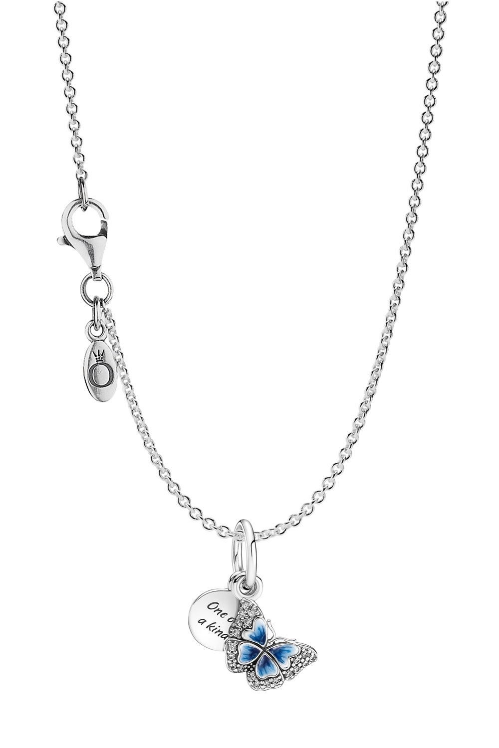 Pandora Kette mit Anhänger Damen-925 Silber Blauer günstig online kaufen