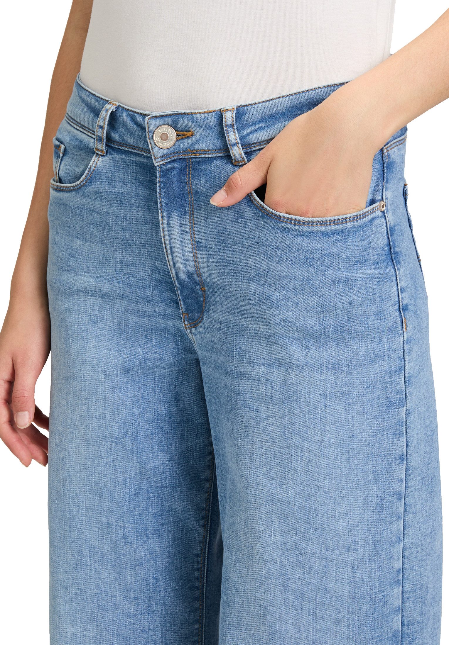 Betty&Co High-waist-Jeans Damen mit weitem Bein