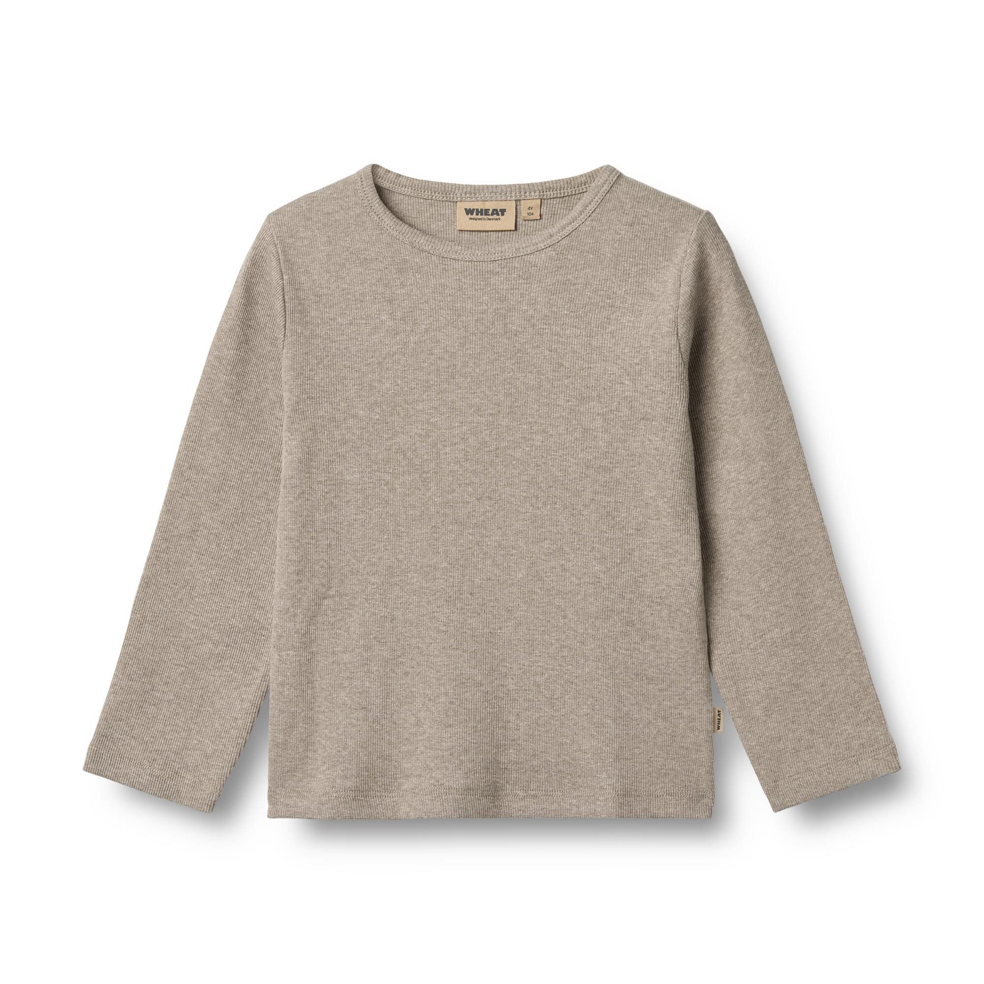 WHEAT Langarmshirt T-Shirt L/S Milo Baumwollmischung