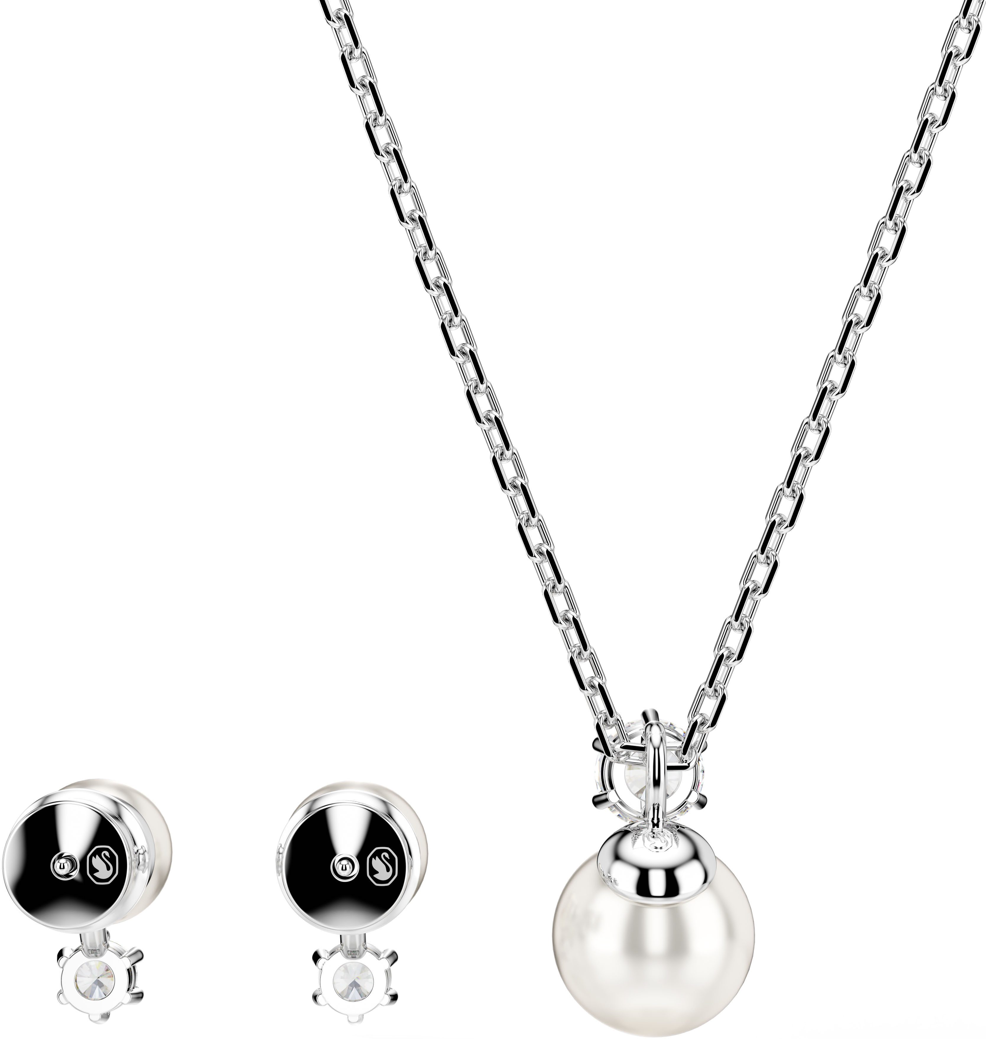 Swarovski Ohrring und Ketten Set Schmuckset Multipack Schmuck Geschenk Matr günstig online kaufen