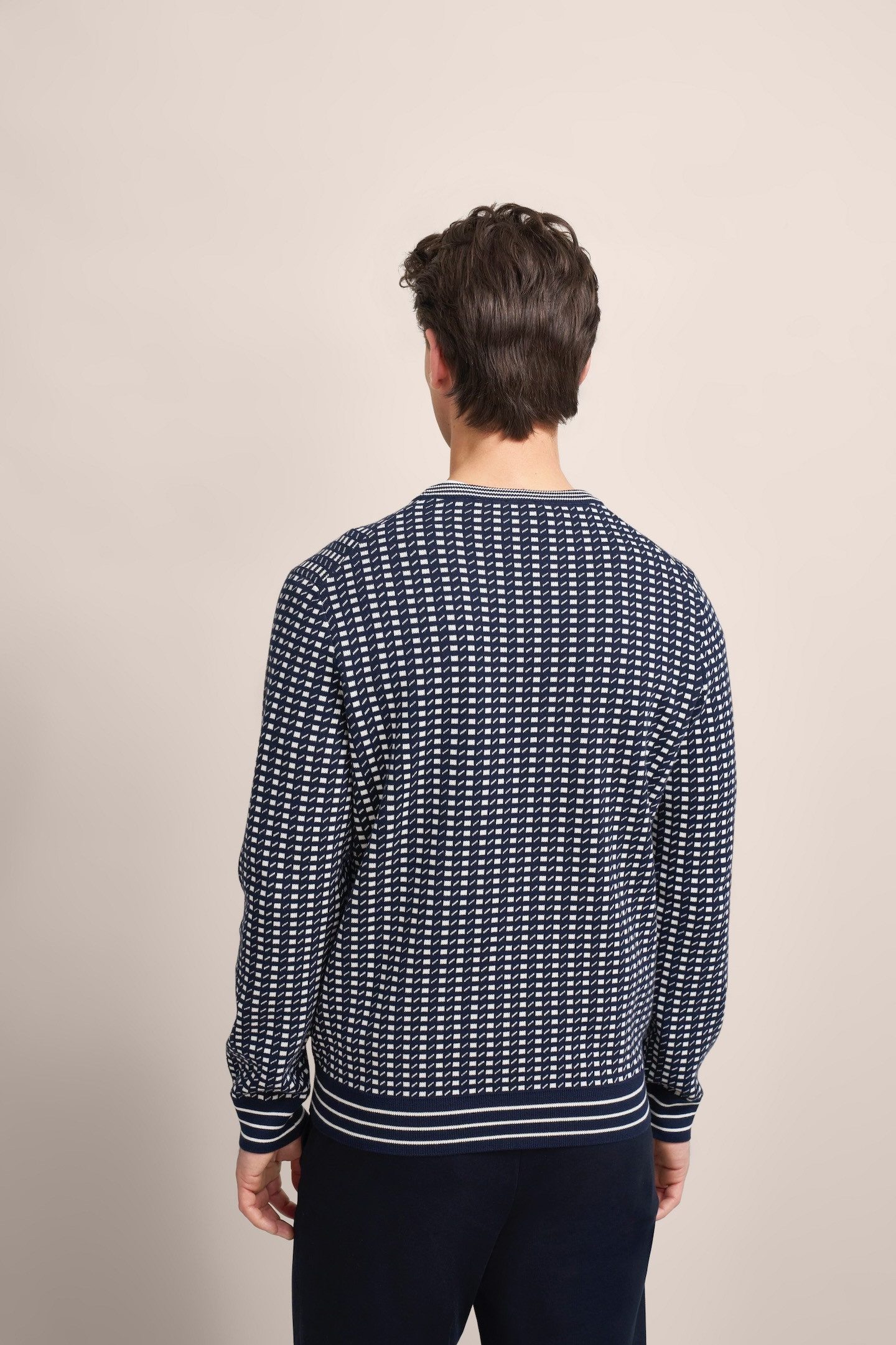 bugatti Strickpullover mit präsentem Logo-Print