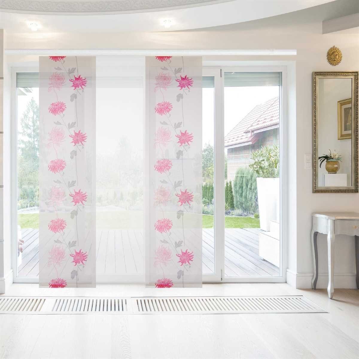 Bestlivings Vorhang, Paneelwagen (3 St), transparent, günstig online kaufen