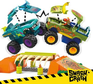 MEGA Spielzeug-Monstertruck Mega-Wrex Knochen Crash Stuntbahn