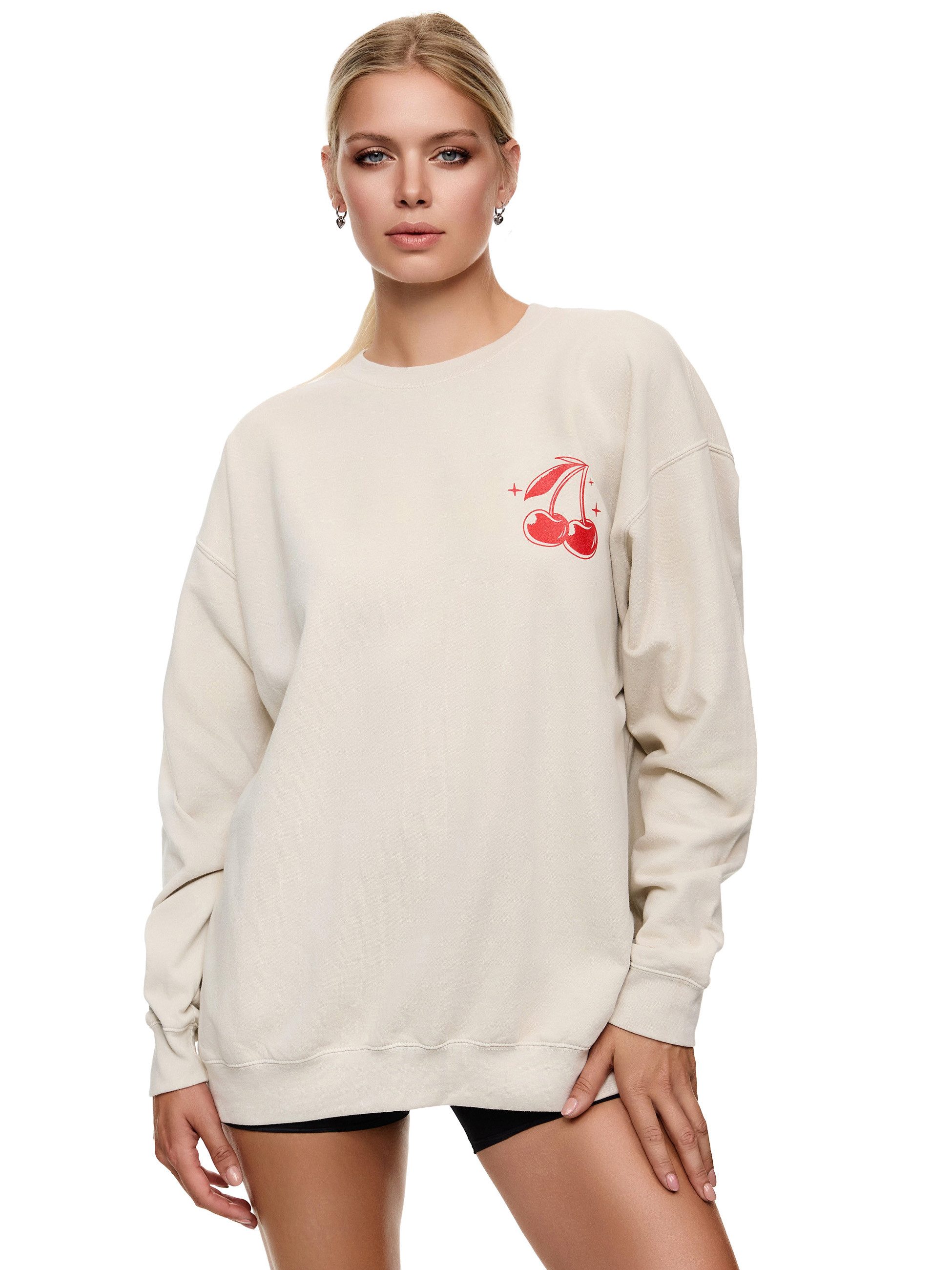 Worldclassca Sweatshirt Worldclassca Oversized Sweatshirt Print günstig online kaufen