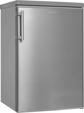 exquisit Kühlschrank KS16-4-HE-040E inoxlook, 85,5 cm hoch, 55,0 cm breit