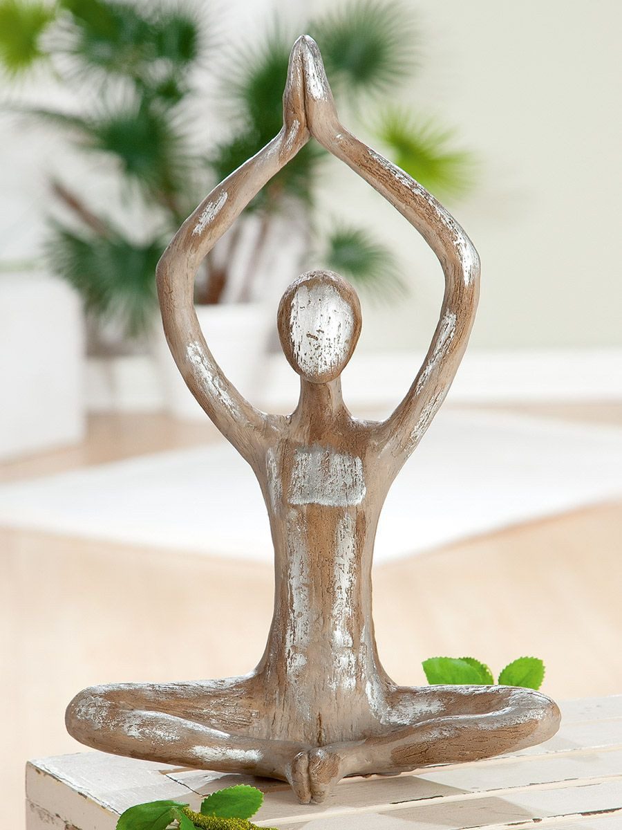 GILDE Dekoobjekt Dekofigur Namaste Yoga Frau günstig online kaufen