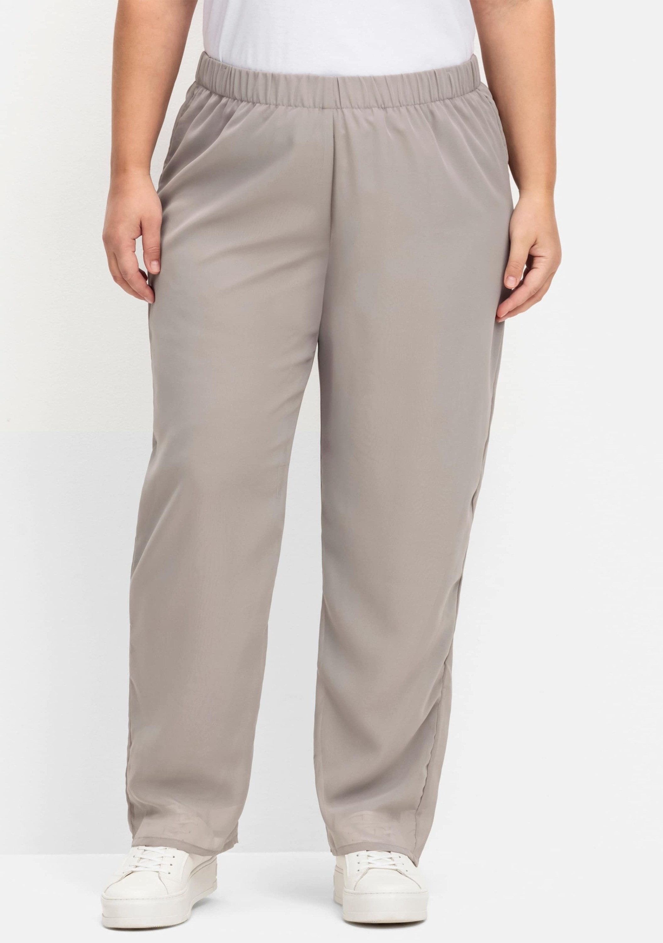 Sieh an! Jerseyhose Hose komfortabel mit elastischem Bund und Innenfutter günstig online kaufen
