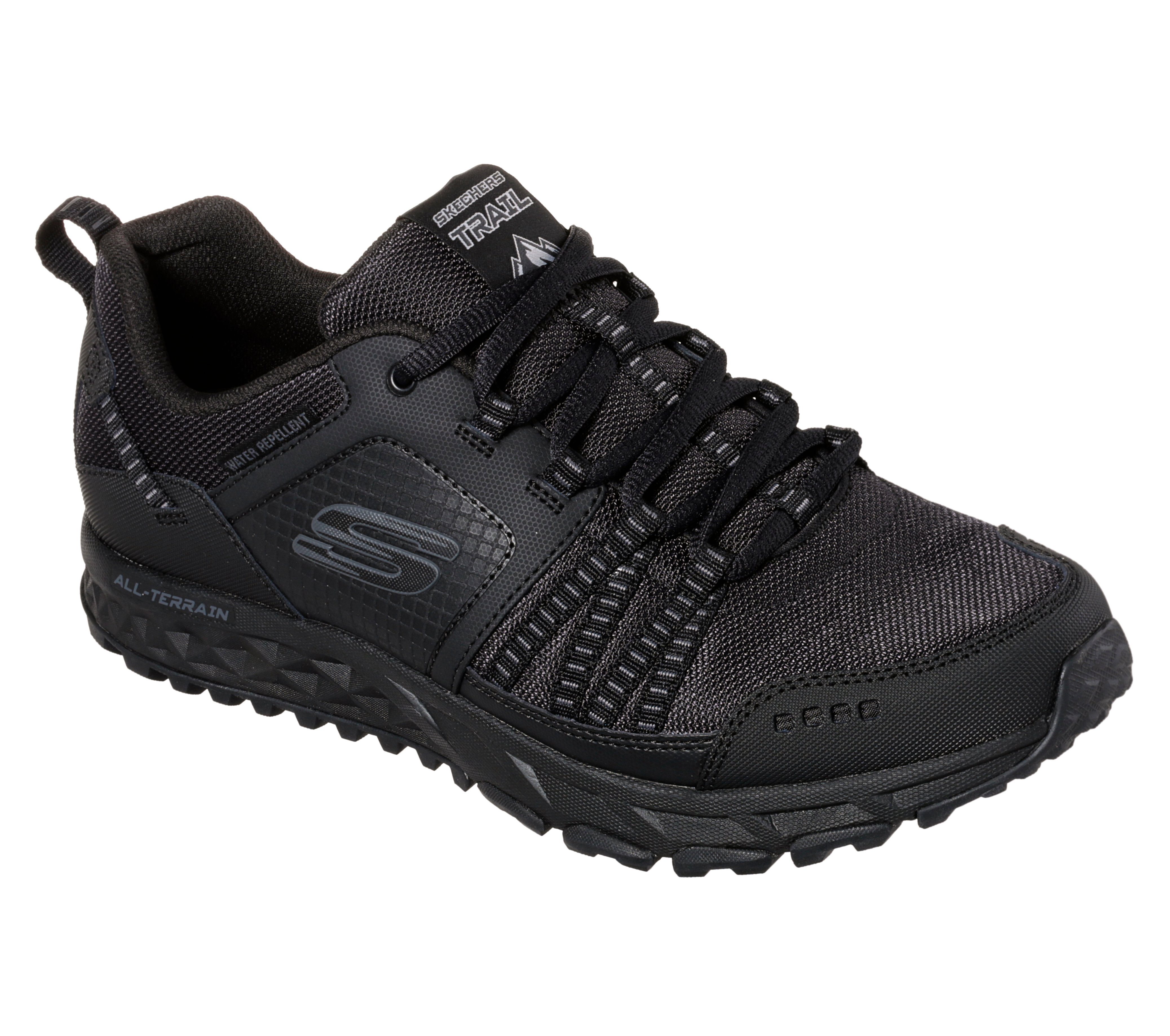 Skechers Escape Plan Sneaker mit wasserabweisendem Material schwarz