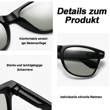 Rnemitery Sonnenbrille Polarisiert Fahrbrille UV400 Schutz Klassische Sonnenbrille für Herren