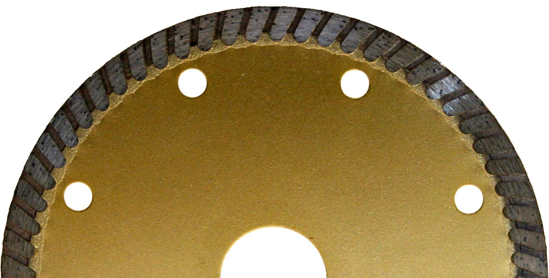 TECTOOL Diamanttrennscheibe DIAMANTSCHEIBE, EXTRA DÜNN, GESCHLOSSENER RAND, Ø 115 mm, (Packung, 1 Scheibe), 22,2mm Bohrung