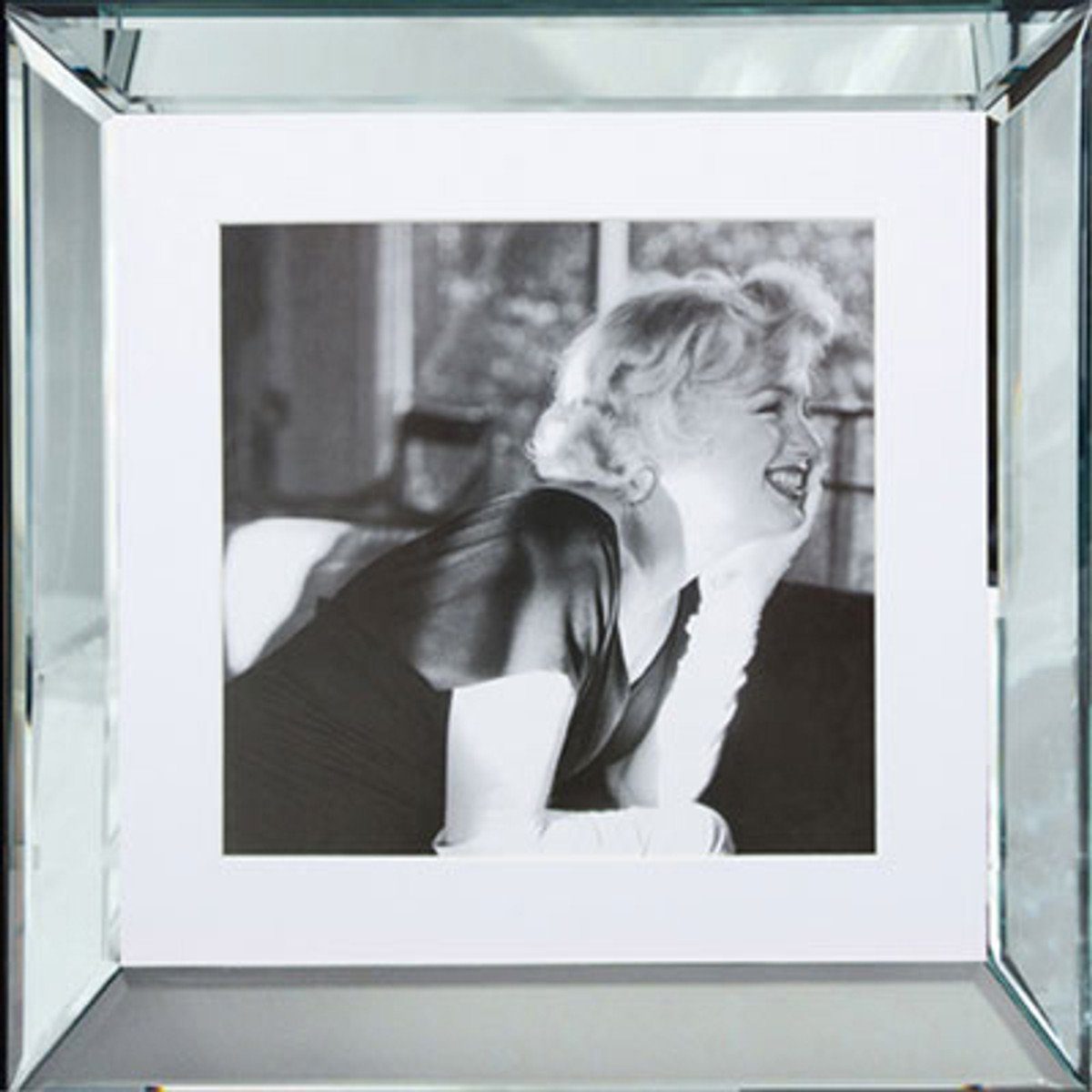 Casa Padrino Dekoobjekt Designer Bild "Zwischen Freunden" Marilyn Monroe 40 x 40 cm - Limited Edition