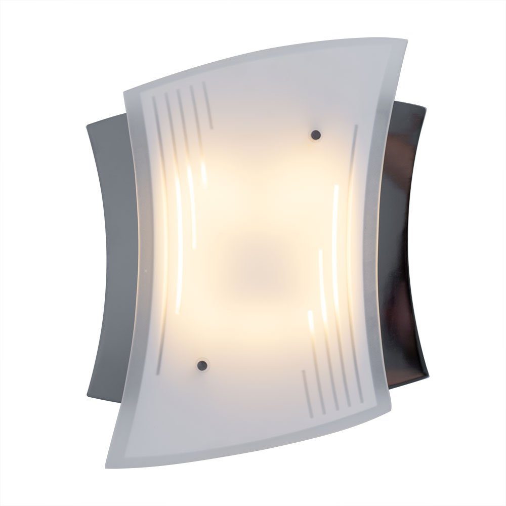 etc-shop Wandleuchte, Leuchtmittel nicht Innenleuchte inklusive, Wandleuchte Metall Wandlampe, Dekorlampe Designleuchte