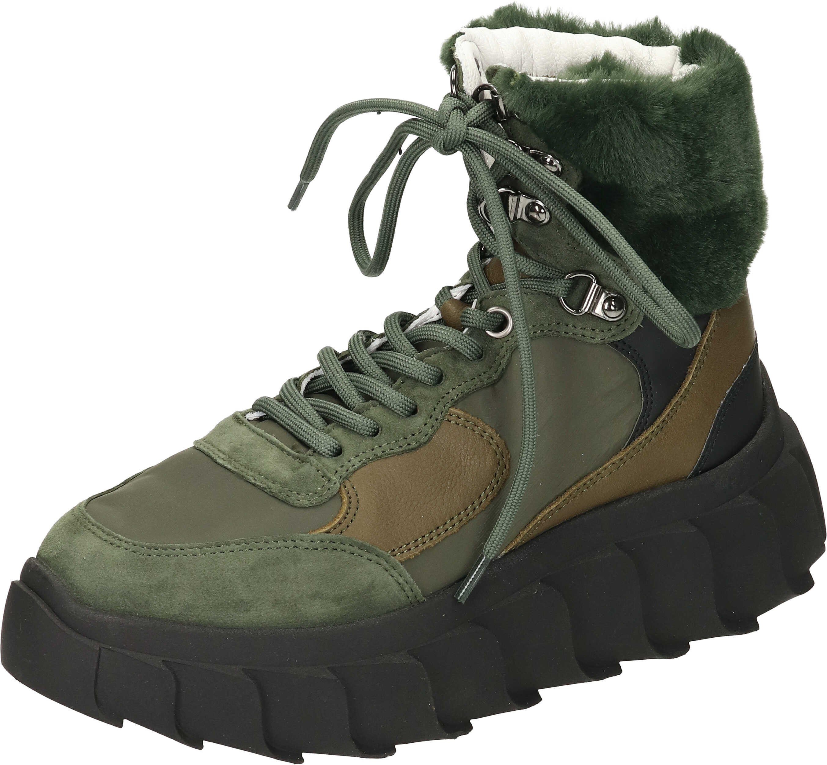 Apple of Eden Snow Boots Schnürstiefelette aus echtem Leder