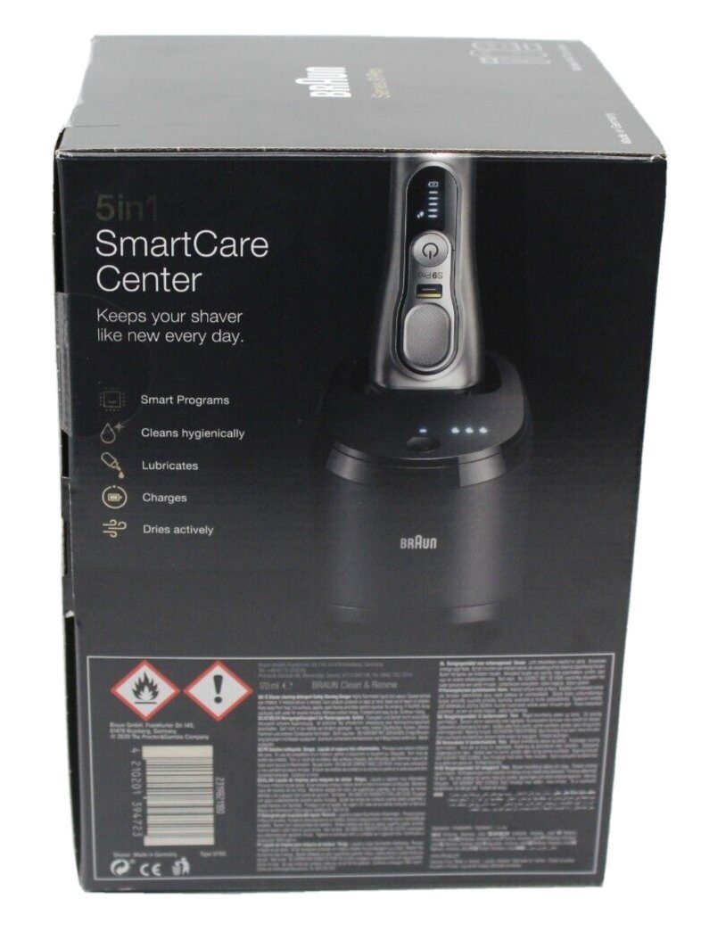 Braun Haar- und Bartschneider Series 9 Pro 9477cc, mit Ladeetui sowie Reinigungs - und Ladestation, Wasserdicht, Wet & Dry, 4+1 Scherkopf