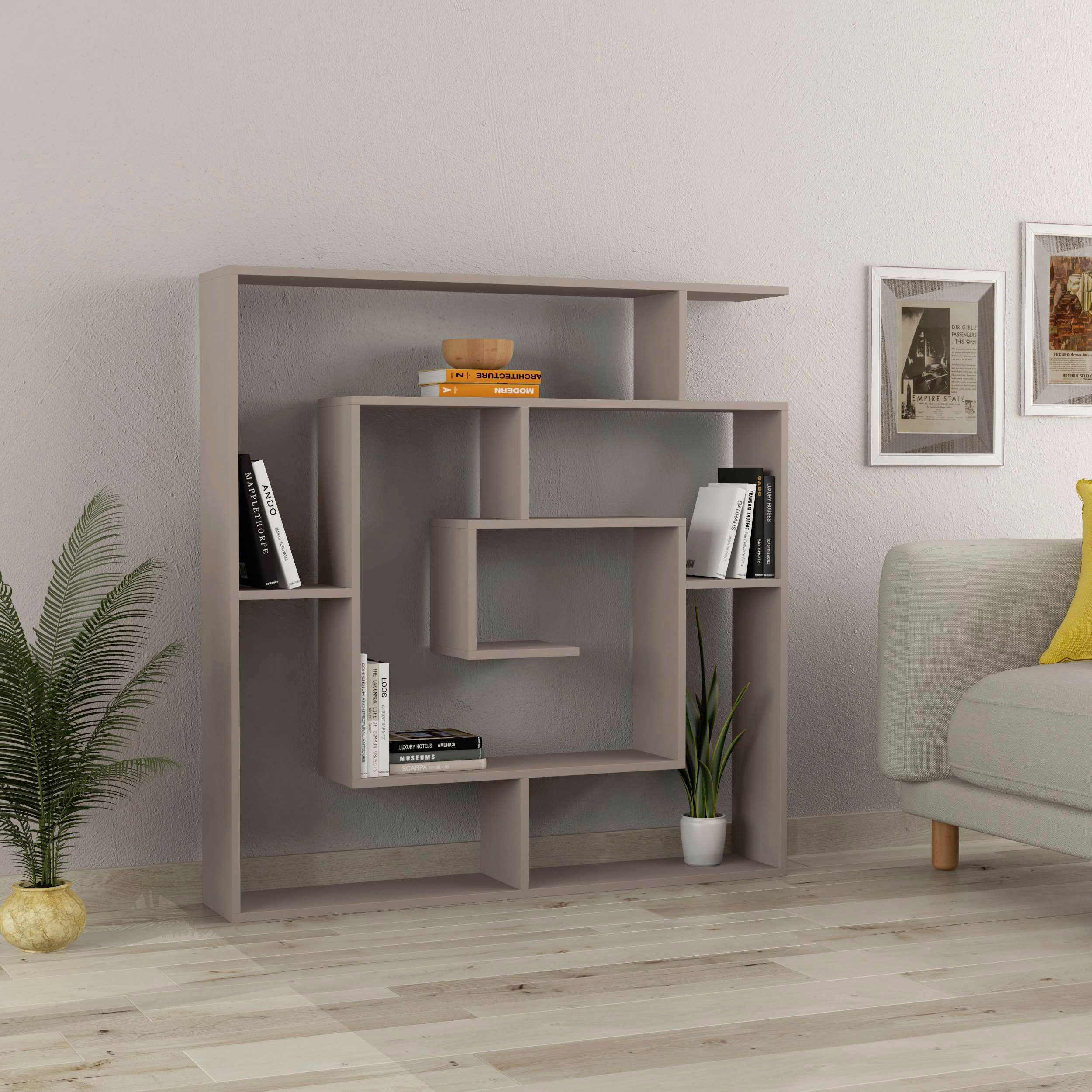 Decortie Bücherregal Labirent, Modernes Bücherregal, Raumtrenner, günstig online kaufen