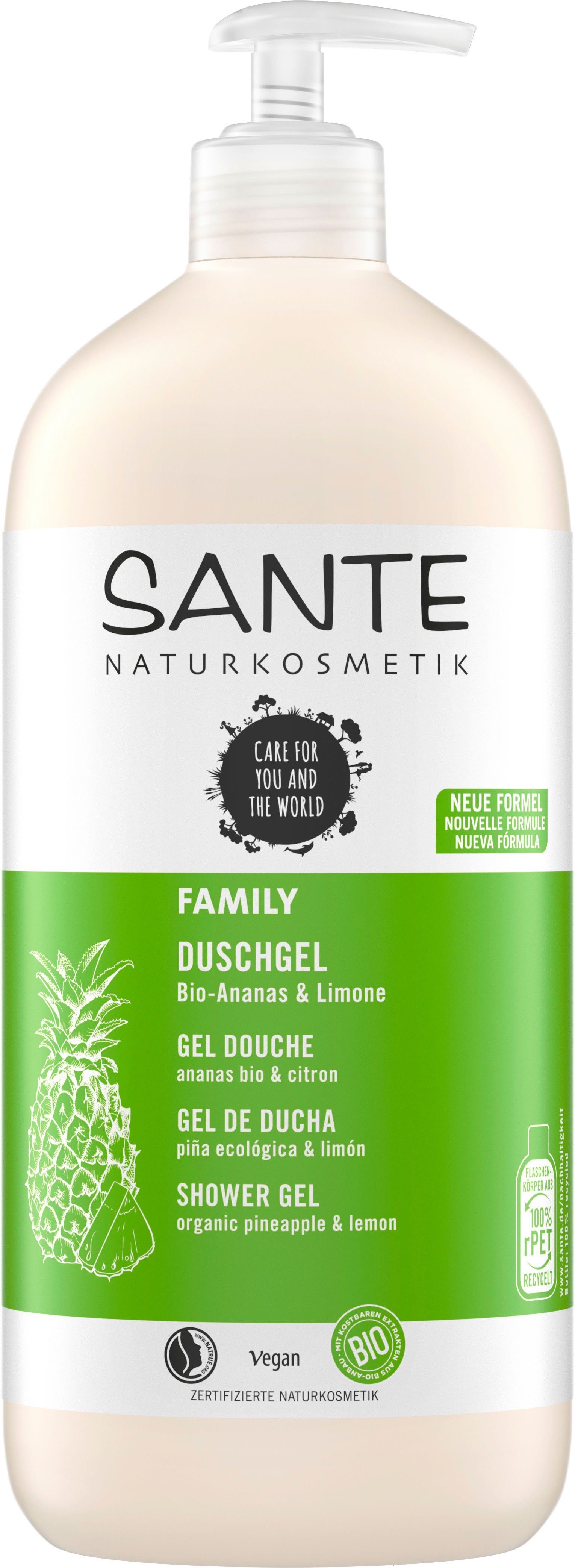 SANTE Duschgel Sante Duschgel Bio-Ananas & Limone