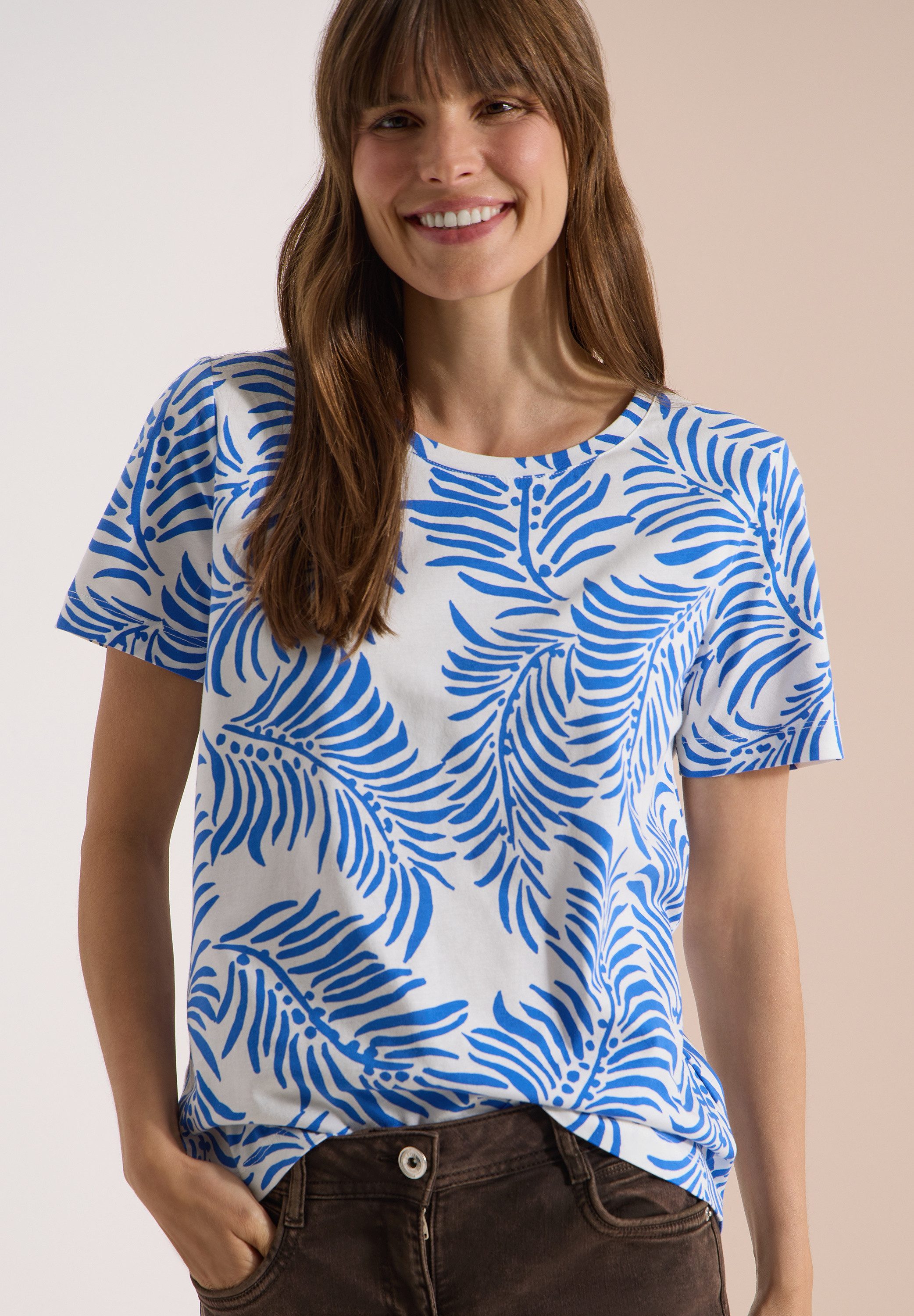 CECIL T-Shirt mit allover Print
