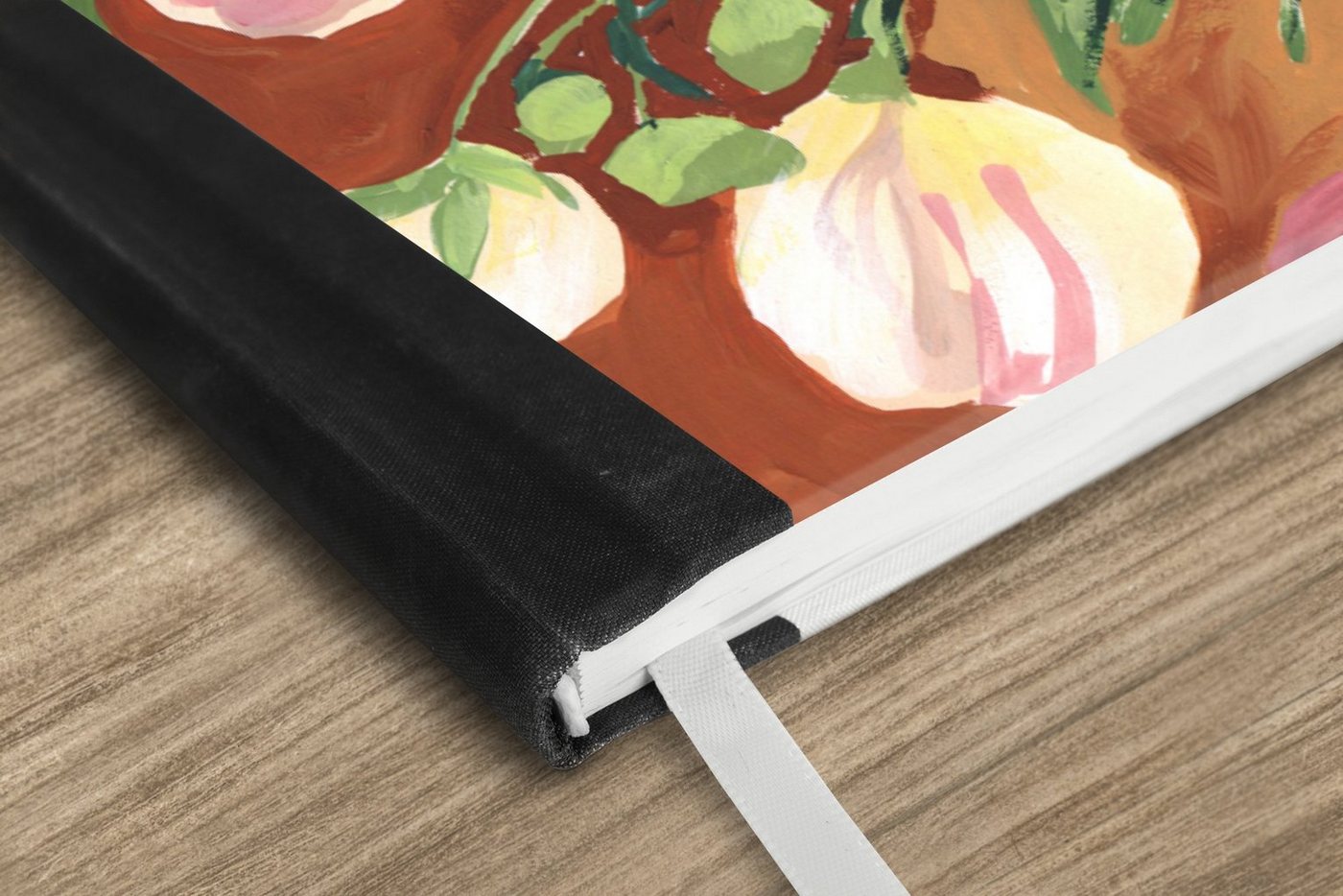 Thumbnail - MuchoWow Notizbuch Blumen - Pflanzen - Orchidee - Kunst, Journal, Merkzettel, Tagebuch, Notizheft, A5, 98 Seiten, Hausha...