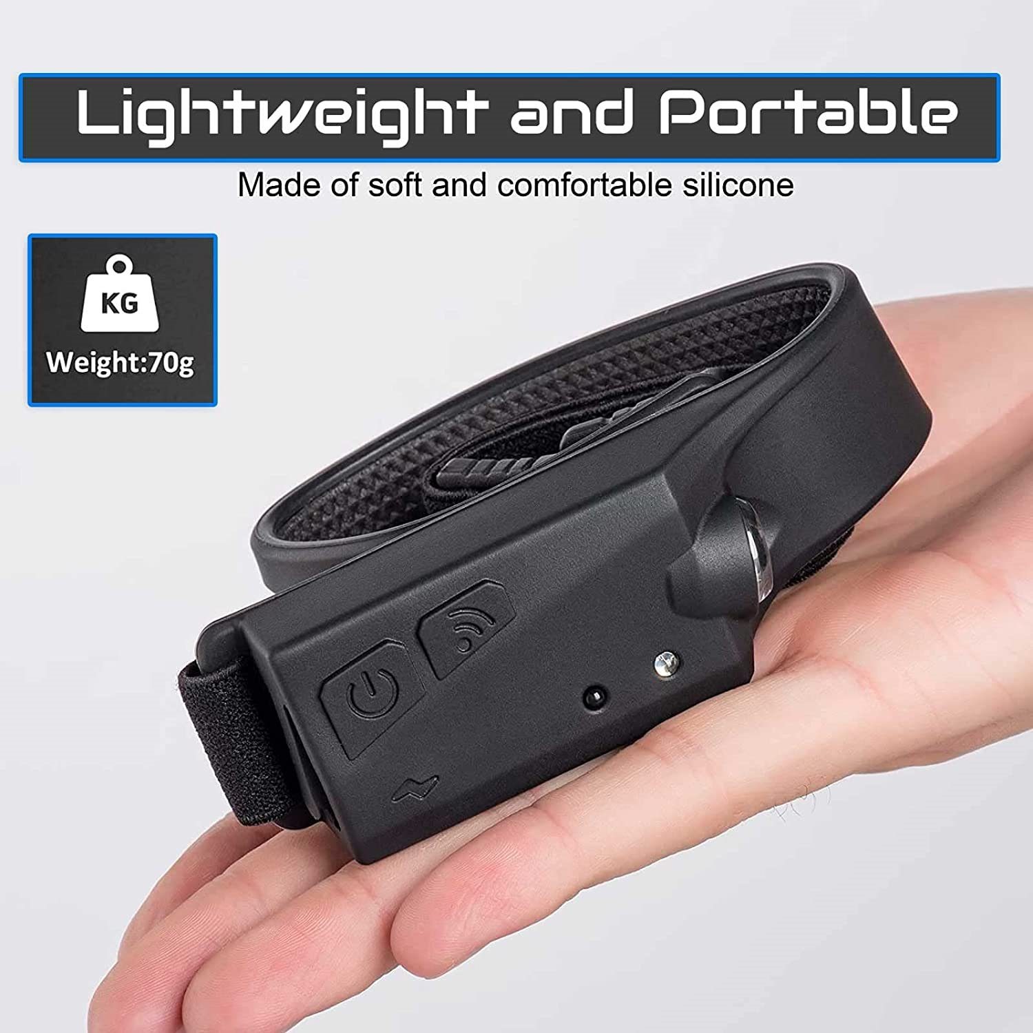 230°Ultra Olotos USB Stirnlampe Wasserdicht Sensor, 1200mAh mit IPX4 COB Wiederaufladbar Kopflampe Weitwinkel XPE 5 Licht LED Modi Scheinwerfer